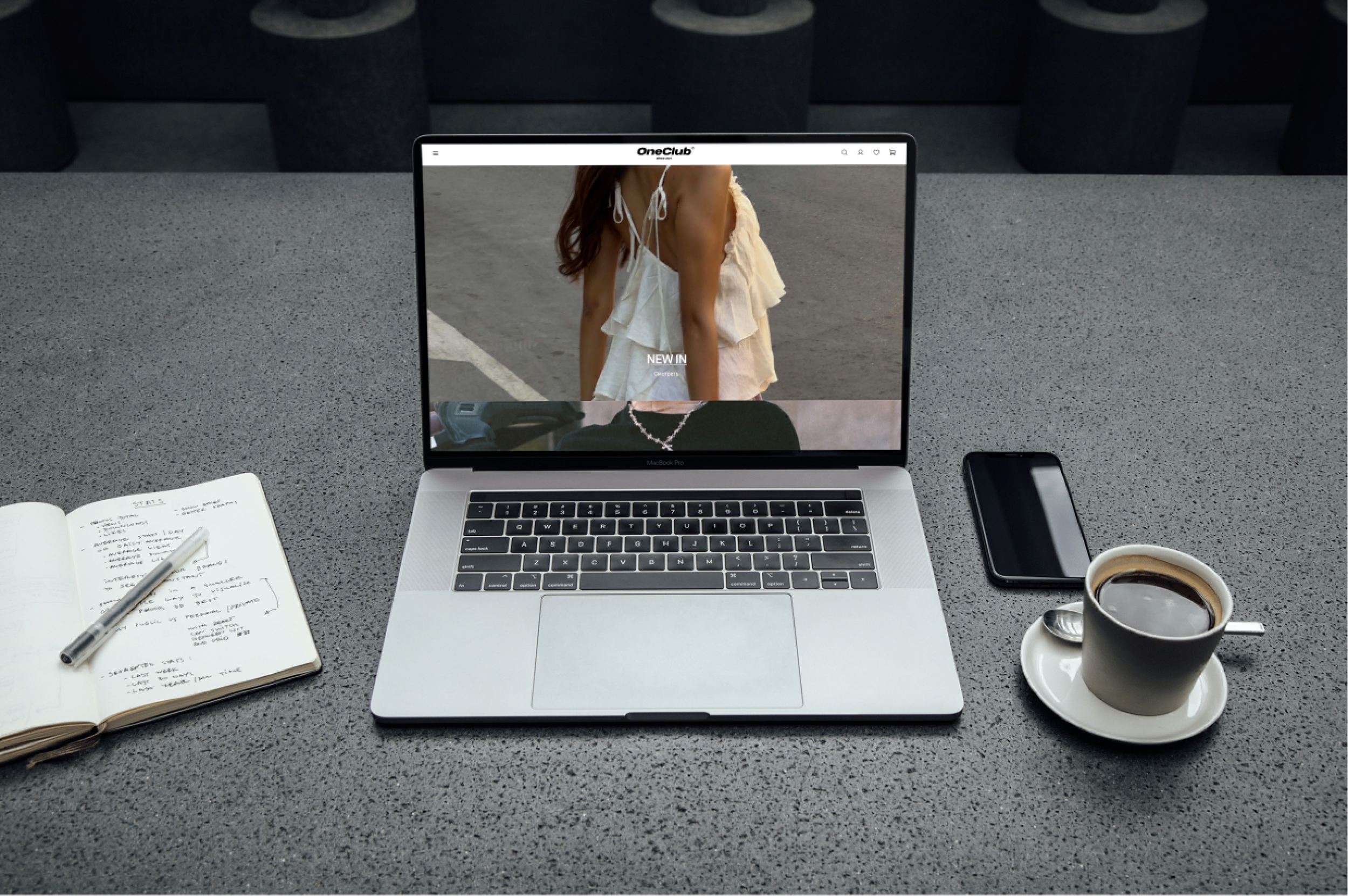 Дизайн сайта магазина одежды «One Club» — Изображение №1 — Интерфейсы на Dprofile