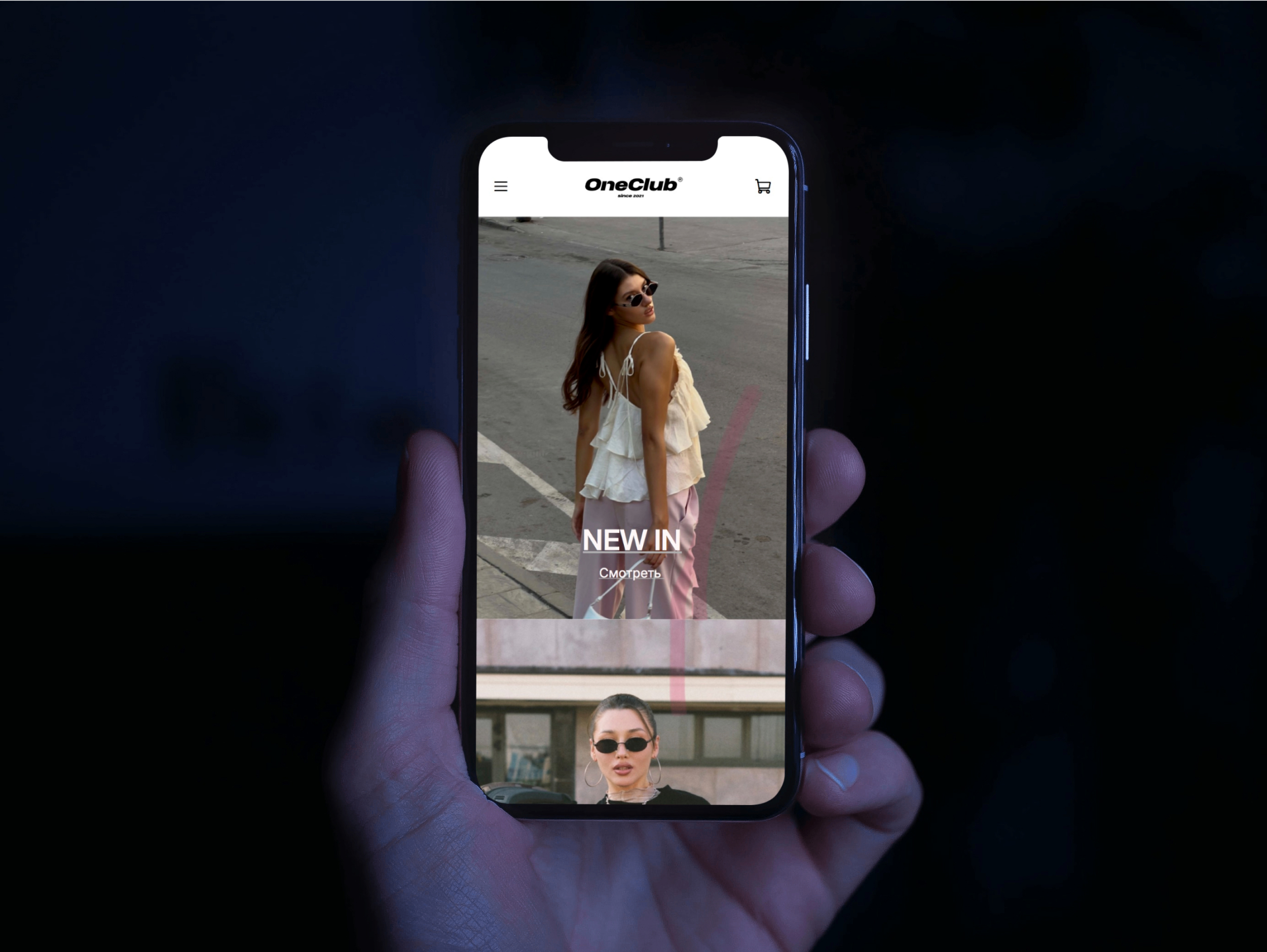 Дизайн сайта магазина одежды «One Club» — Изображение №2 — Интерфейсы на Dprofile