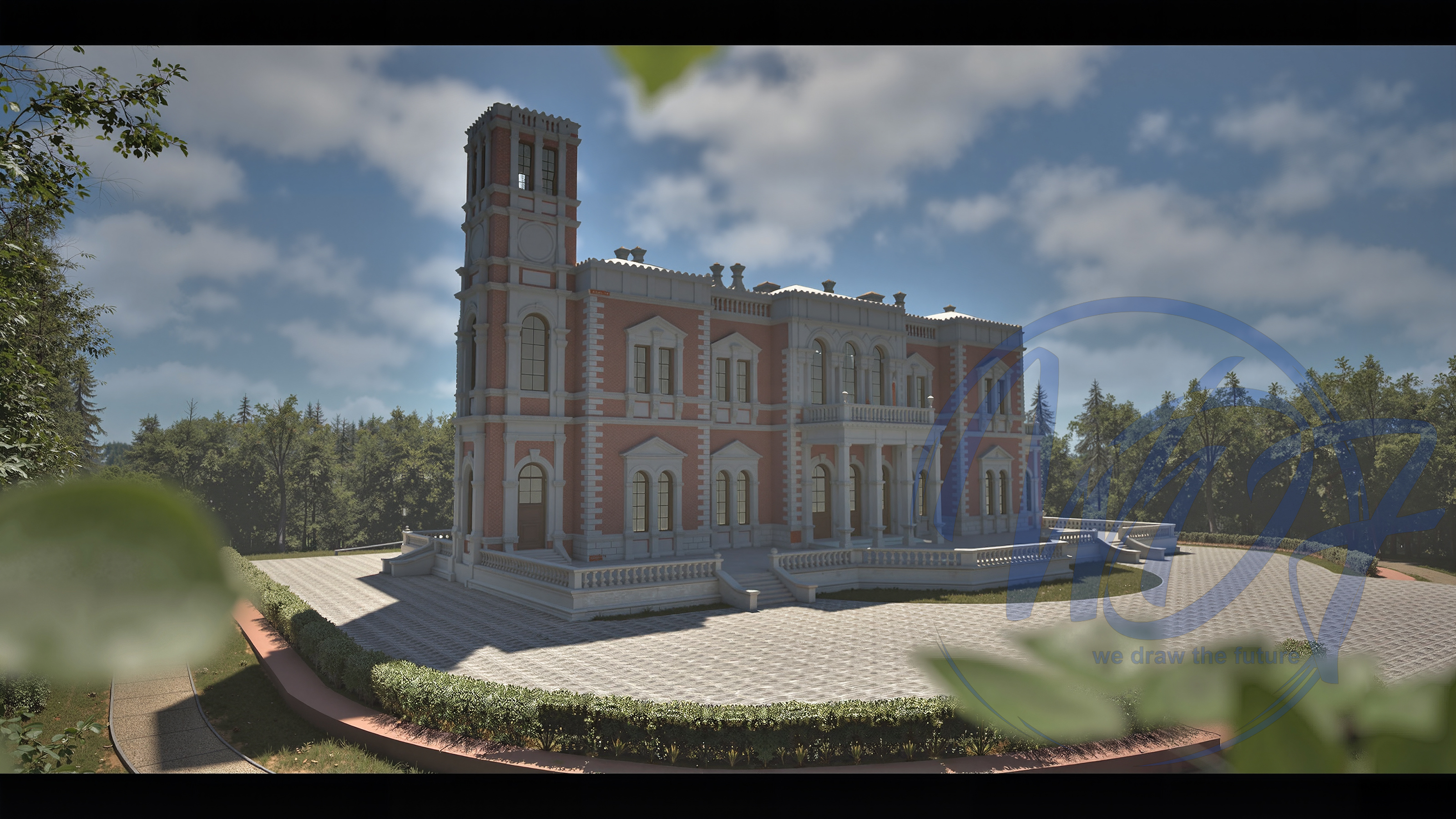 ВИЗУАЛИЗАЦИЯ УСАДЬБЫ — Изображение №2 — Иллюстрация, 3D на Dprofile