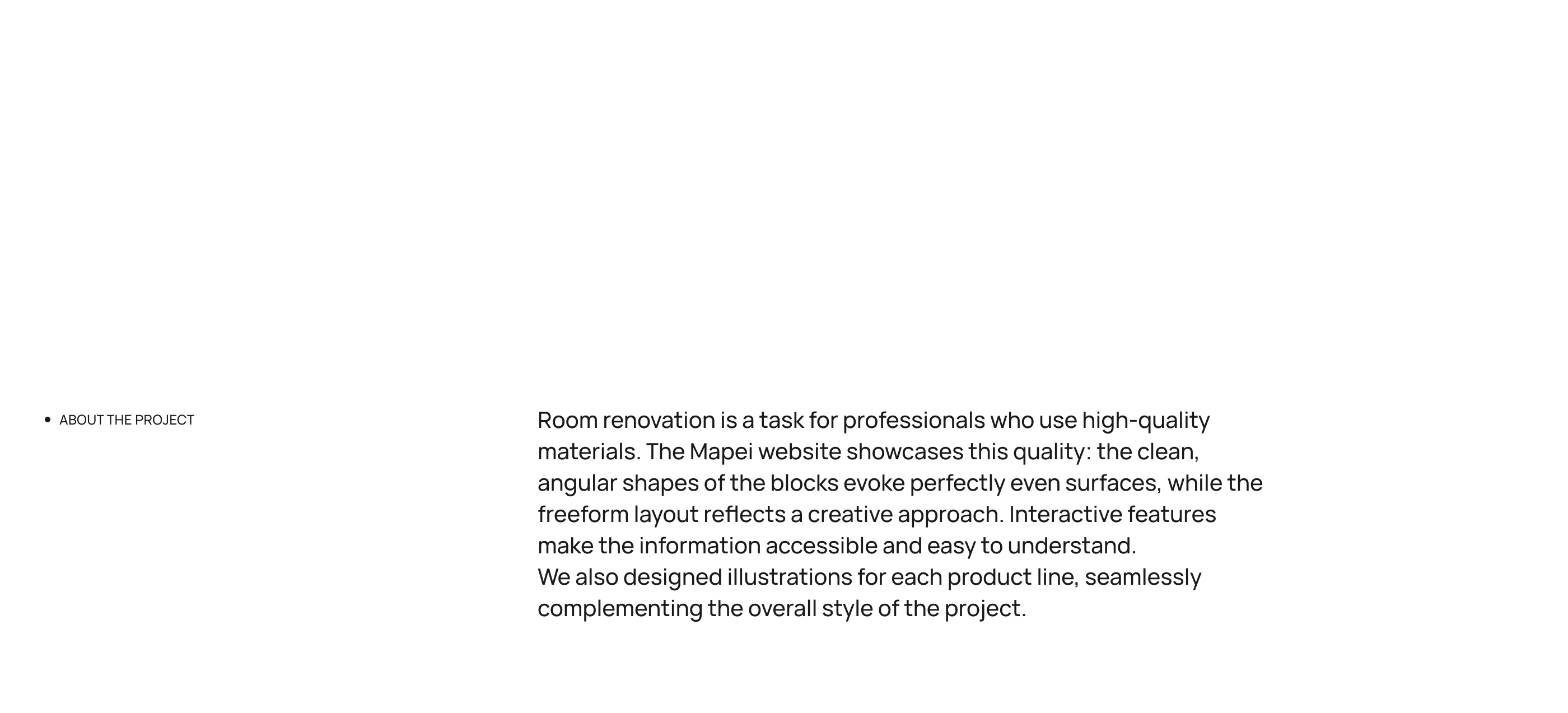 MAPEI — Изображение №2 — Интерфейсы на Dprofile