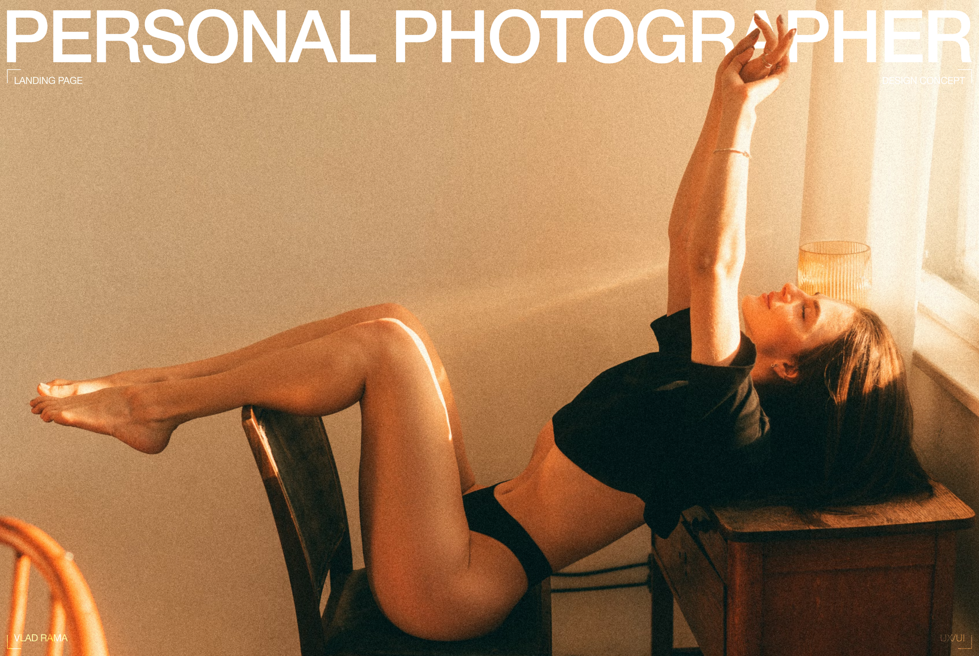 LYSA | LANDING PAGE | PHOTOGRAPHER — Изображение №1 — Интерфейсы, Брендинг на Dprofile