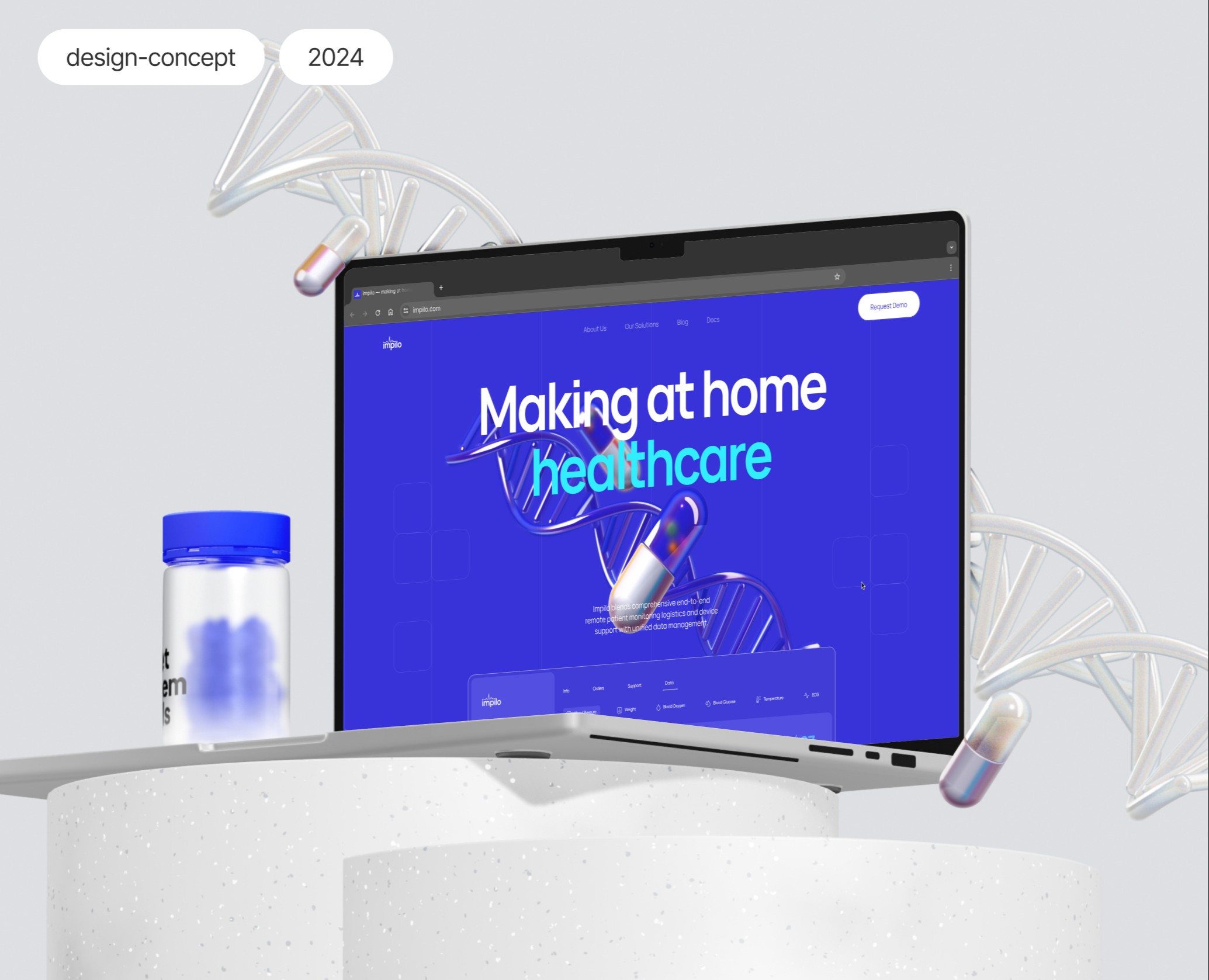 Company Impilo logistics|Design and animation — Интерфейсы, 3D на Dprofile