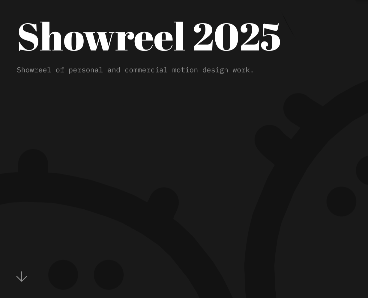 Showreel 2025 — Иллюстрация, Анимация на Dprofile
