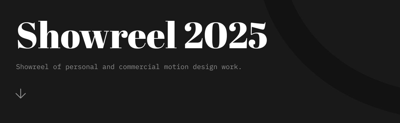 Showreel 2025 — Изображение №1 — Иллюстрация, Анимация на Dprofile