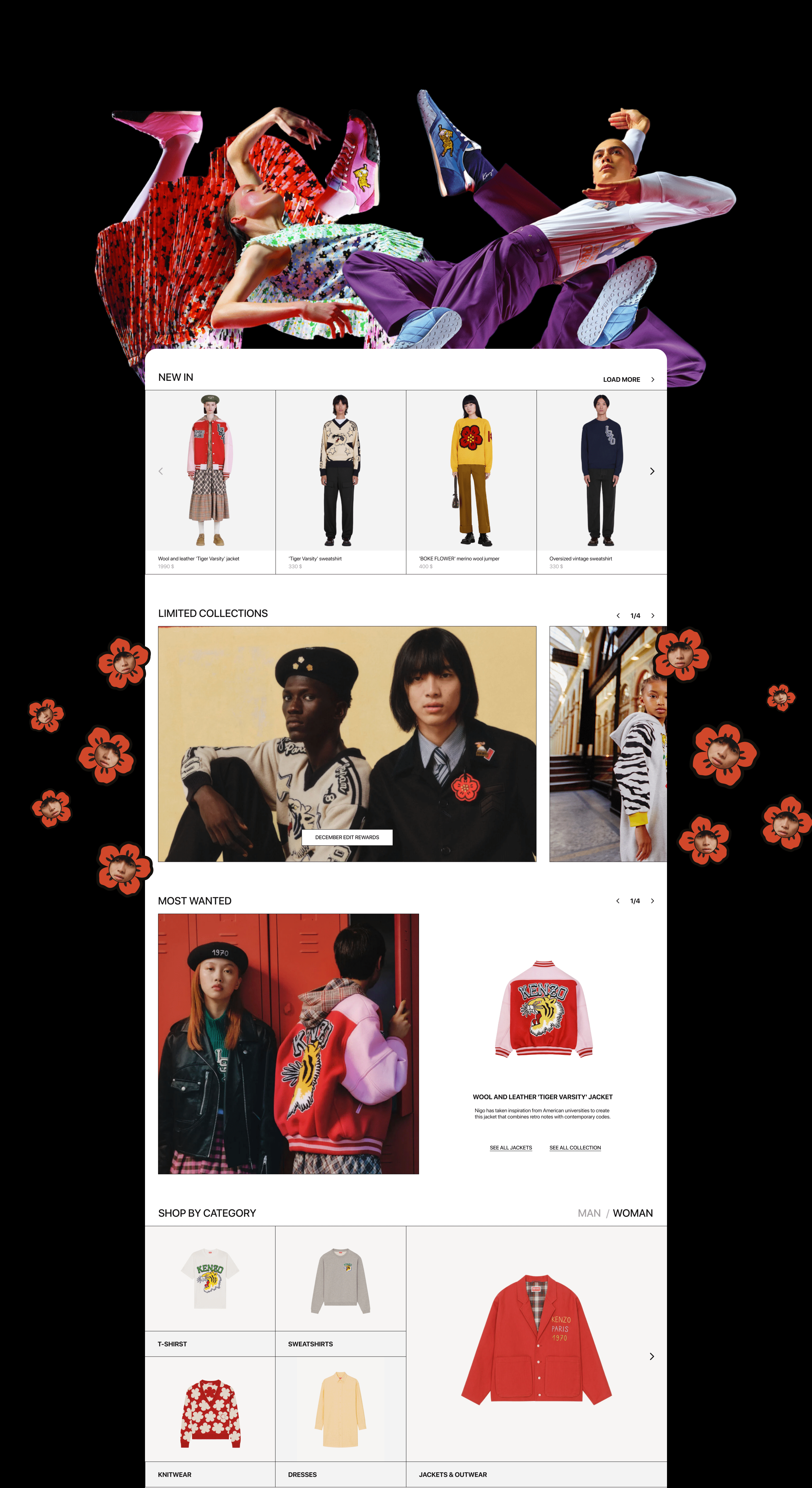 Kenzo E-commerce Redesign Concept — Изображение №4 — Интерфейсы на Dprofile