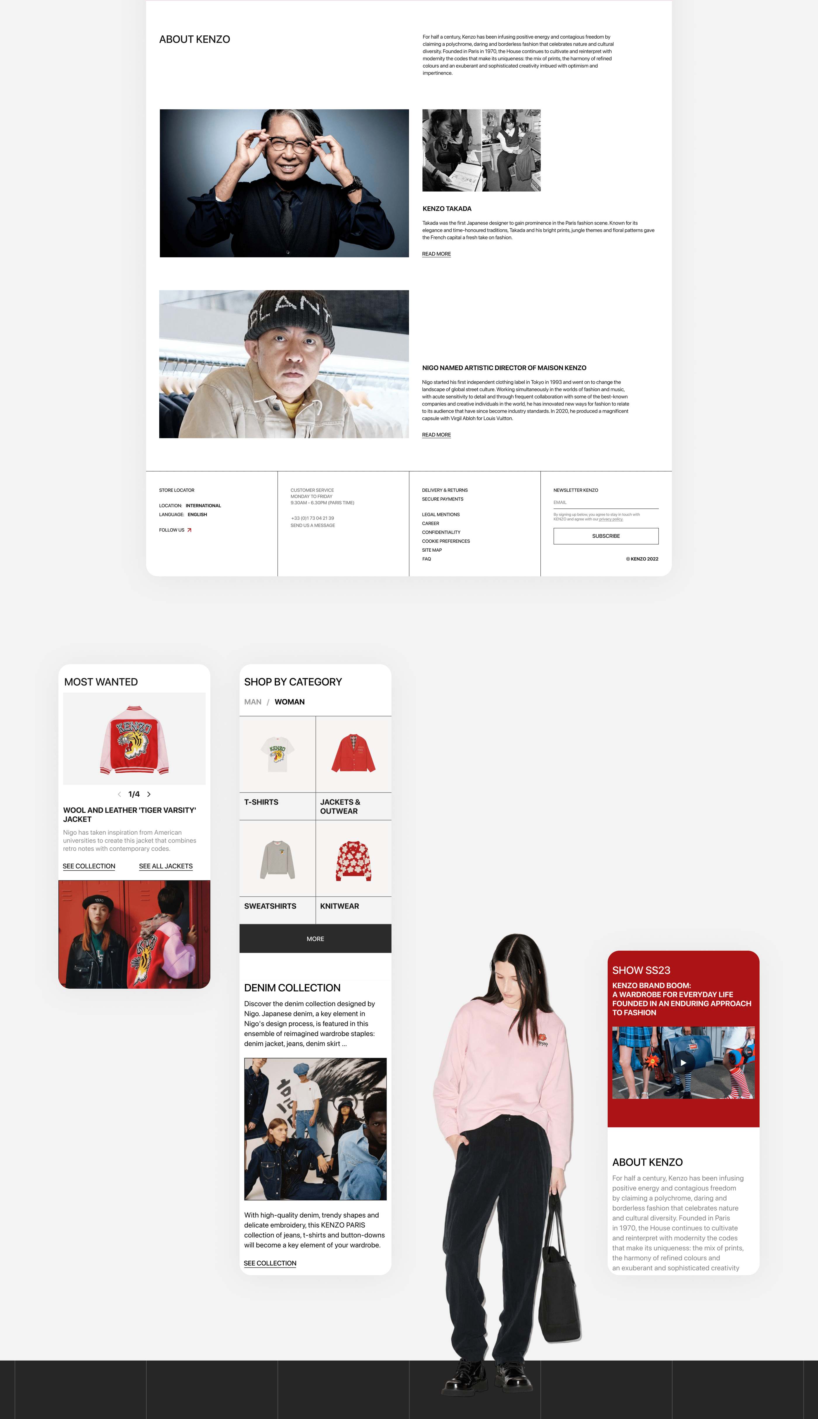 Kenzo E-commerce Redesign Concept — Изображение №6 — Интерфейсы на Dprofile