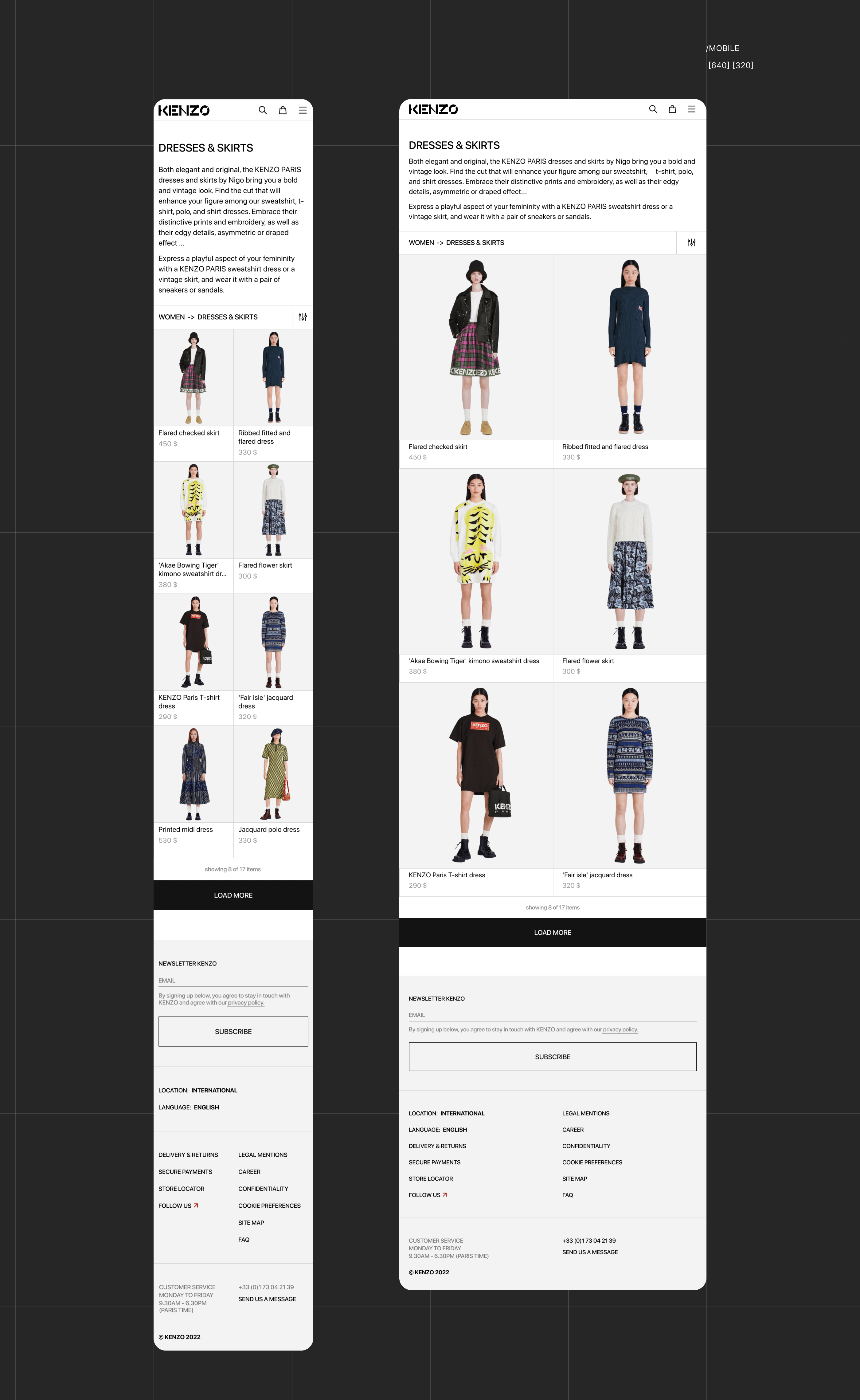 Kenzo E-commerce Redesign Concept — Изображение №8 — Интерфейсы на Dprofile