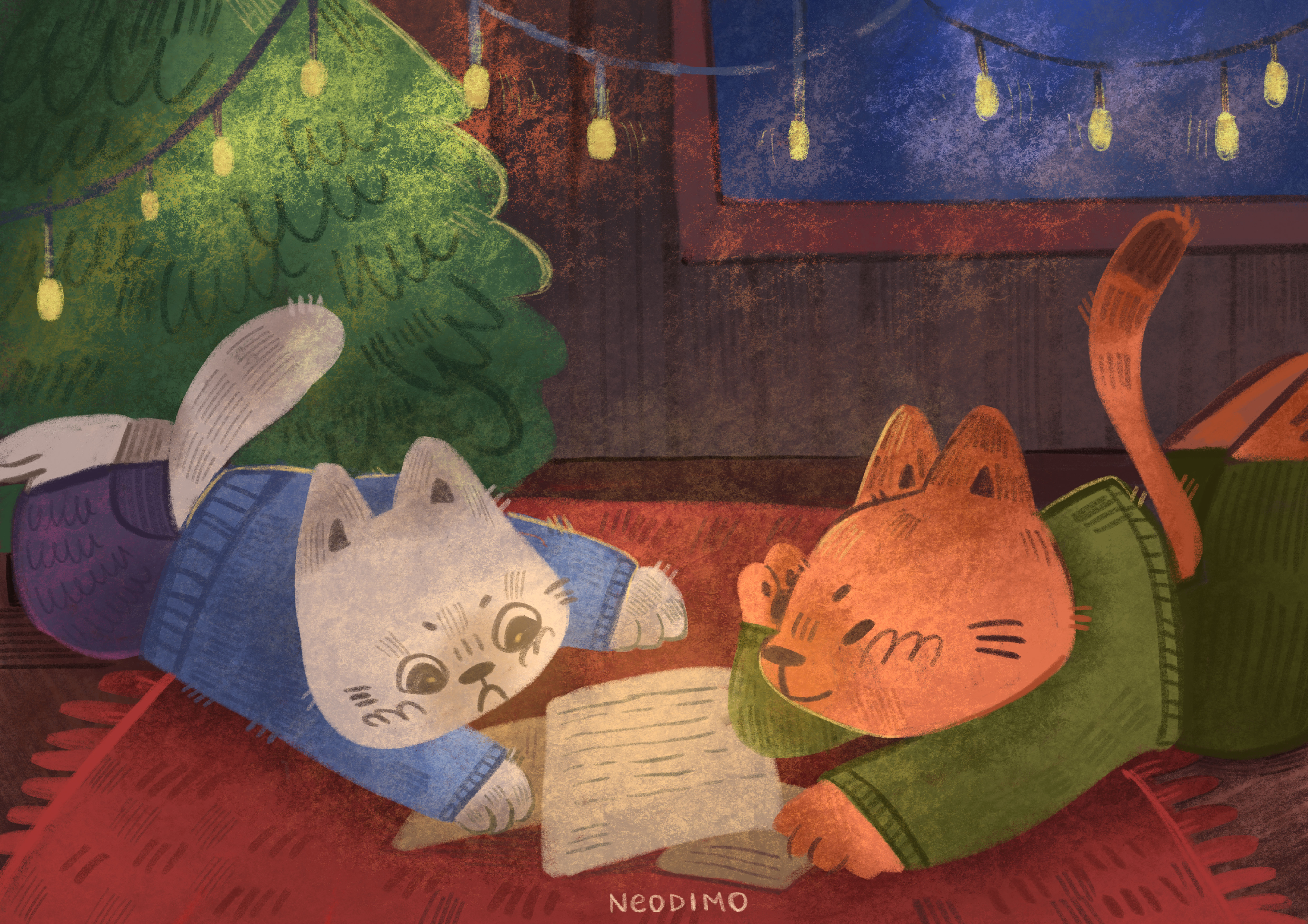 Милые новогодние стикеры — Изображение №6 — Иллюстрация на Dprofile