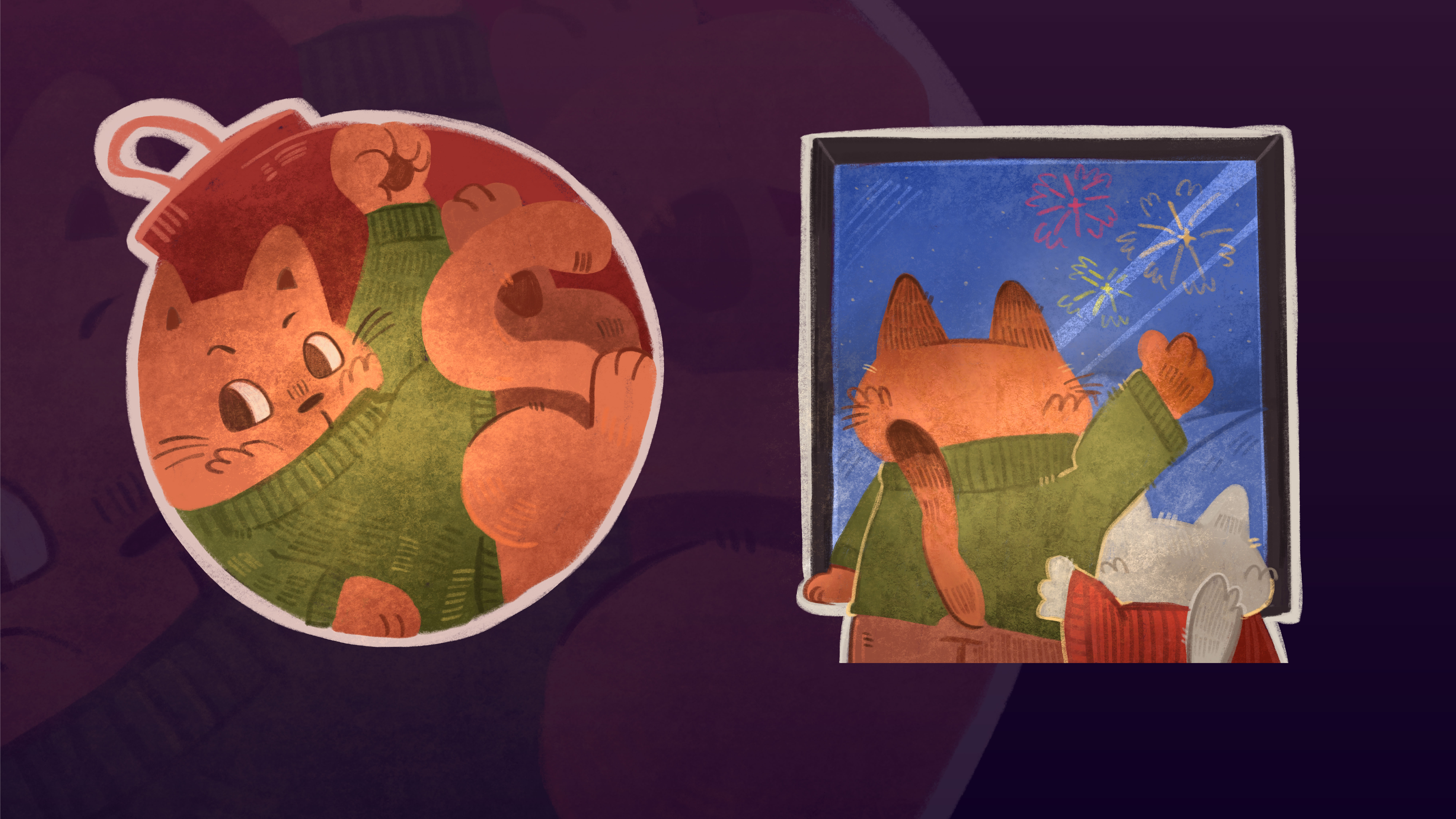 Милые новогодние стикеры — Изображение №3 — Иллюстрация на Dprofile
