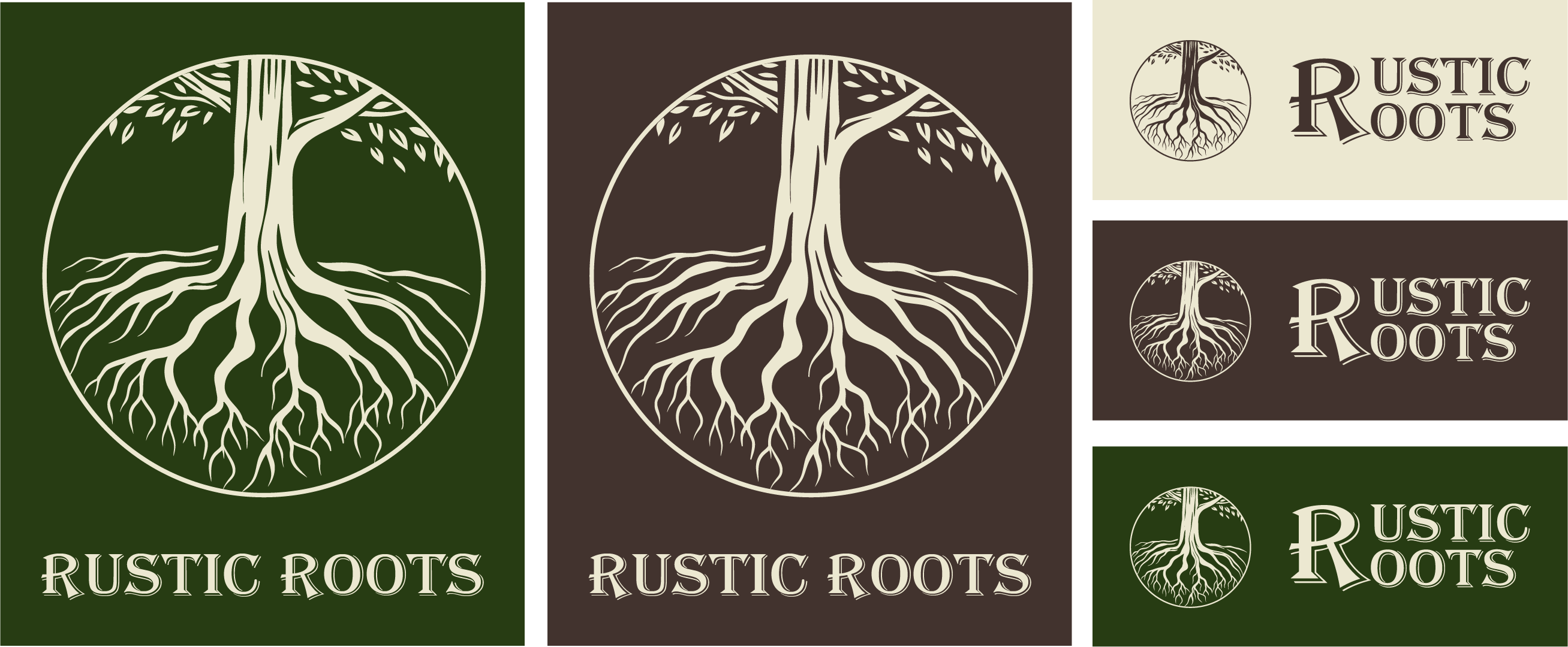 Rustic Roots – Айдентика для ресторана домашней кухни — Изображение №5 — Брендинг на Dprofile
