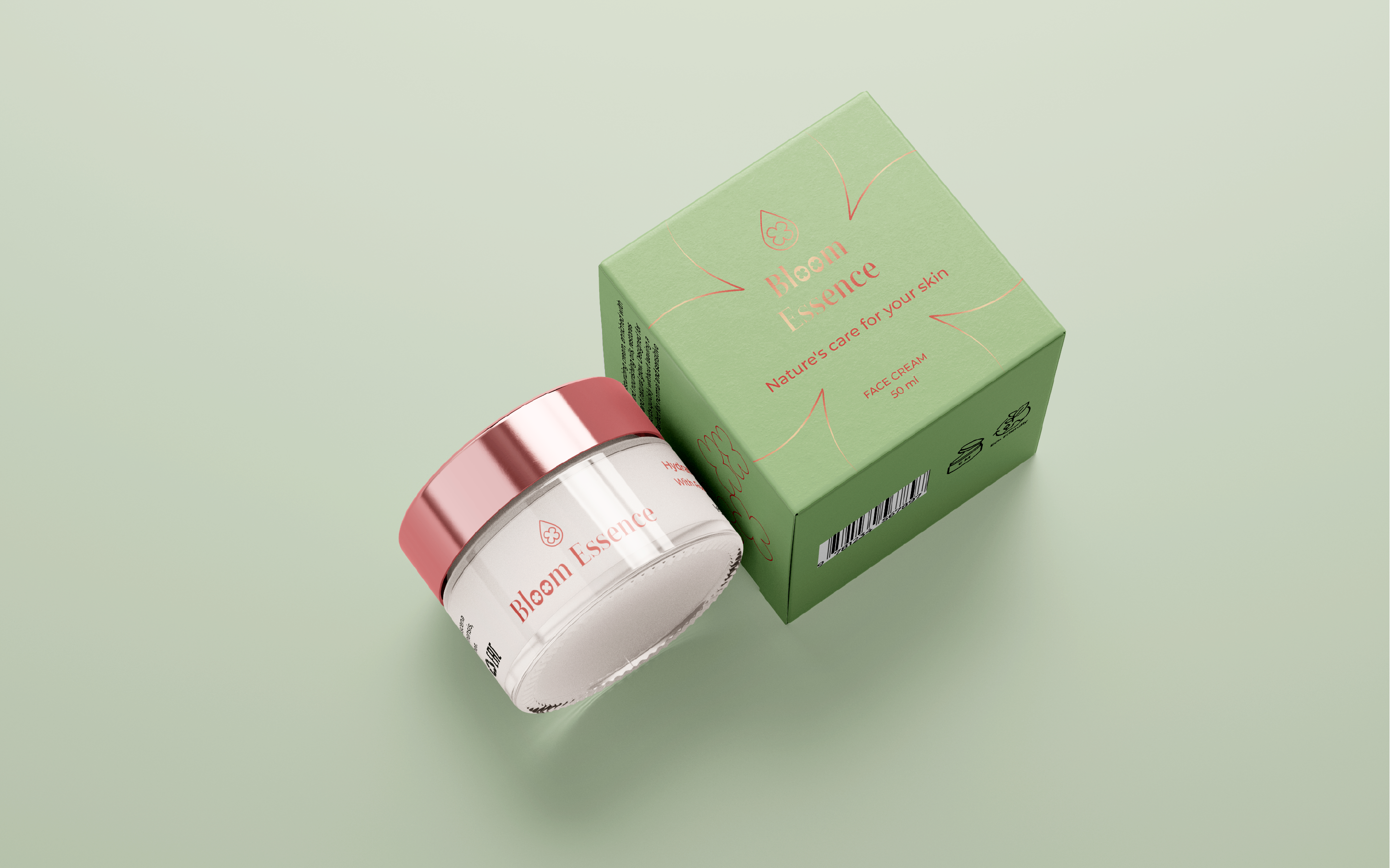 Bloom Essence — фирменный стиль косметического бренда — Изображение №6 — Брендинг, Графика на Dprofile