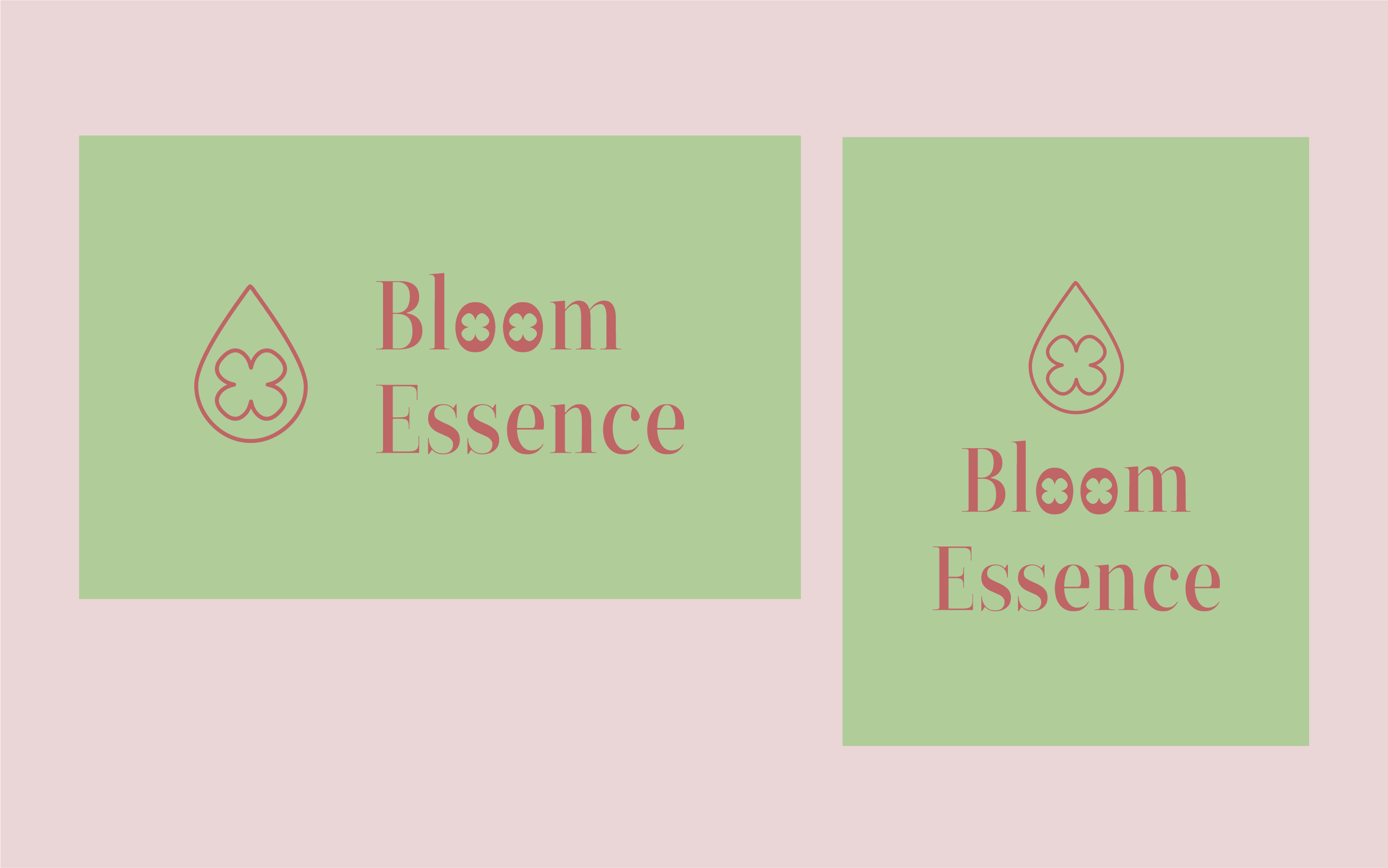 Bloom Essence — фирменный стиль косметического бренда — Изображение №4 — Брендинг, Графика на Dprofile