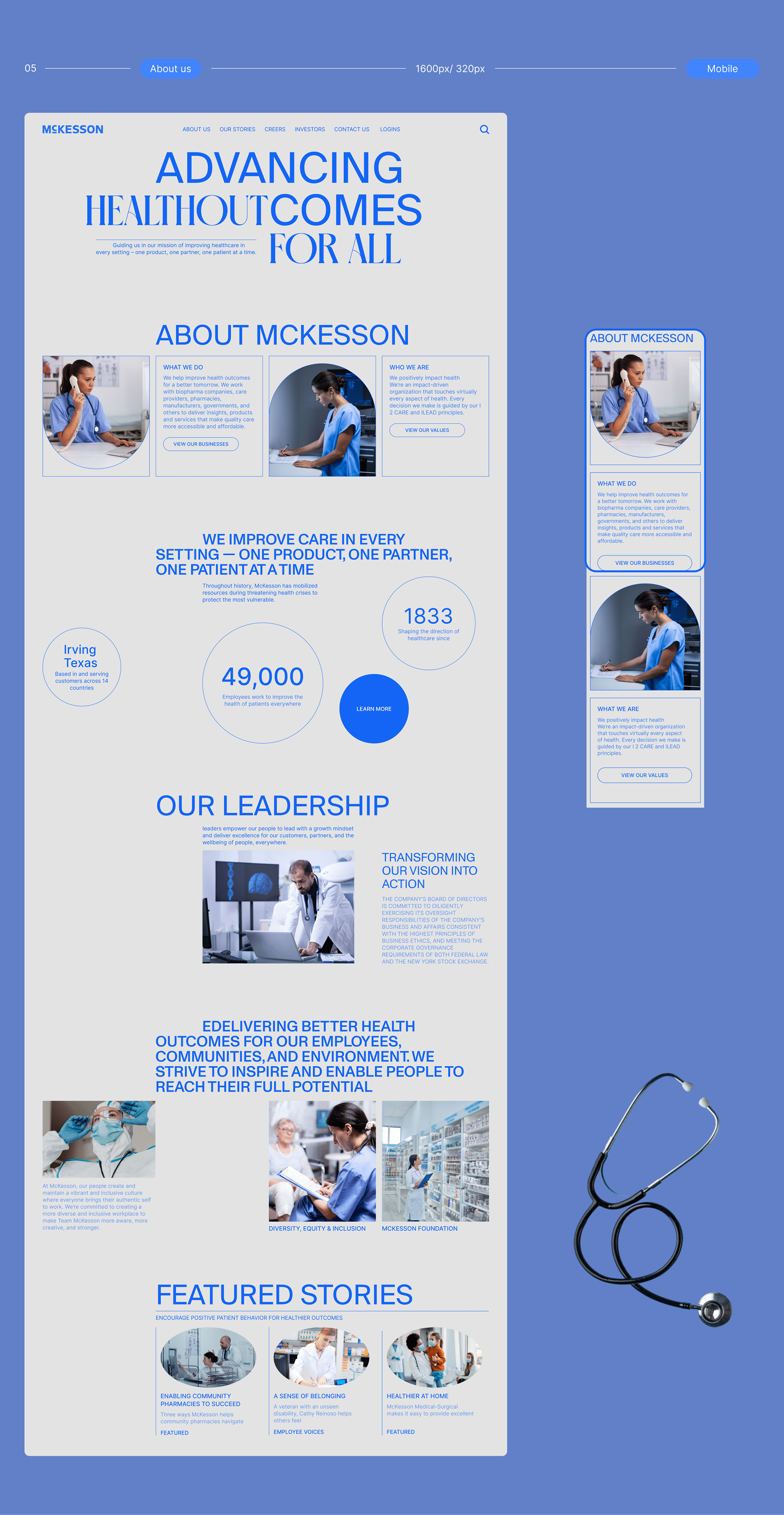 McKesson|Корпоративный сайт — Изображение №10 — Интерфейсы на Dprofile
