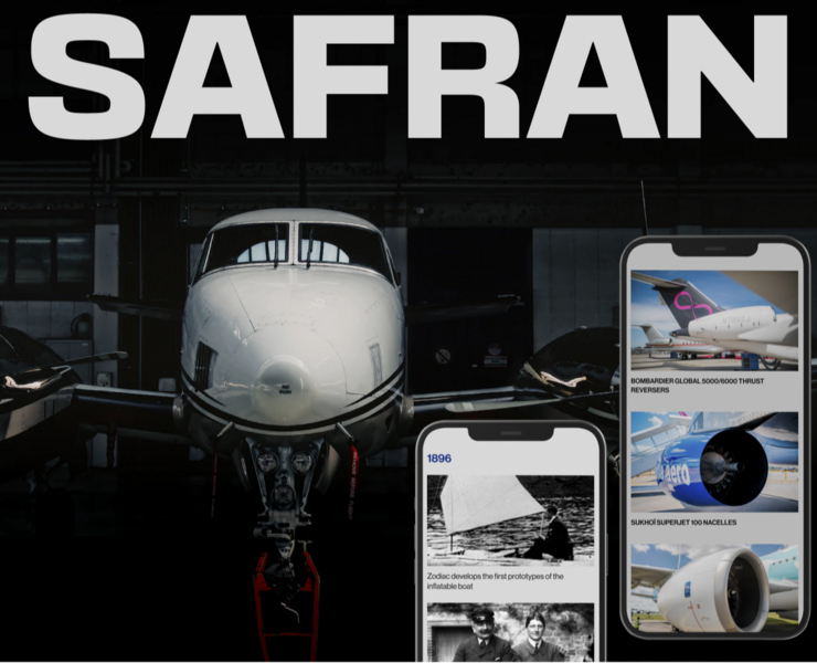 Safran|Корпоративный сайт — Интерфейсы на Dprofile
