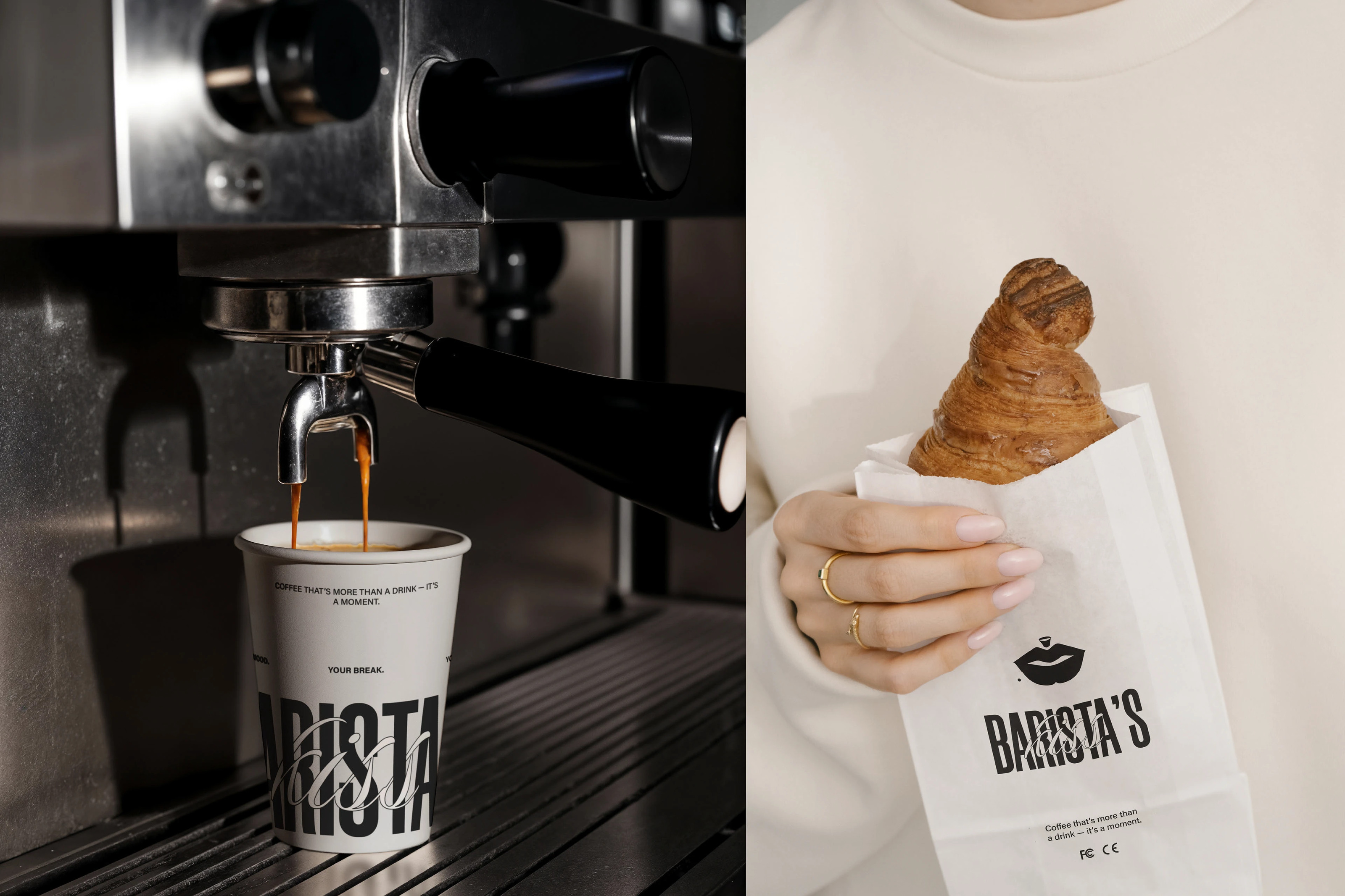 BARISTA'S KISS | COFFEE SHOP IDENTITY — Изображение №3 — Интерфейсы, Брендинг на Dprofile