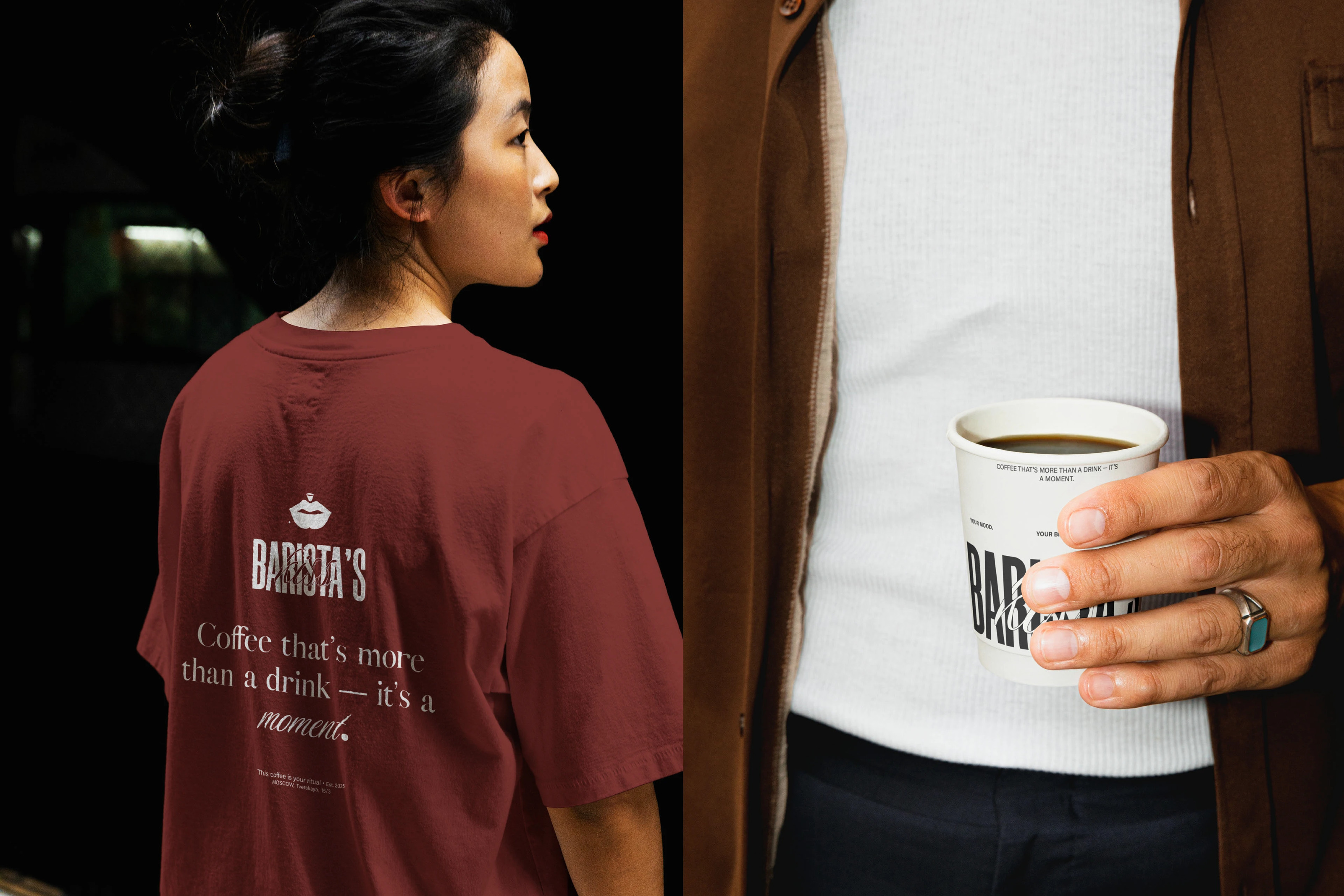 BARISTA'S KISS | COFFEE SHOP IDENTITY — Изображение №6 — Интерфейсы, Брендинг на Dprofile