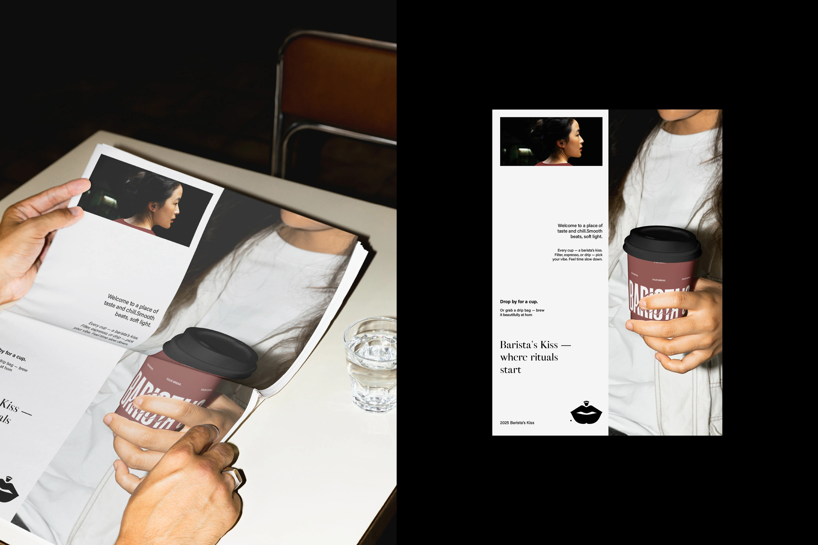 BARISTA'S KISS | COFFEE SHOP IDENTITY — Изображение №11 — Интерфейсы, Брендинг на Dprofile