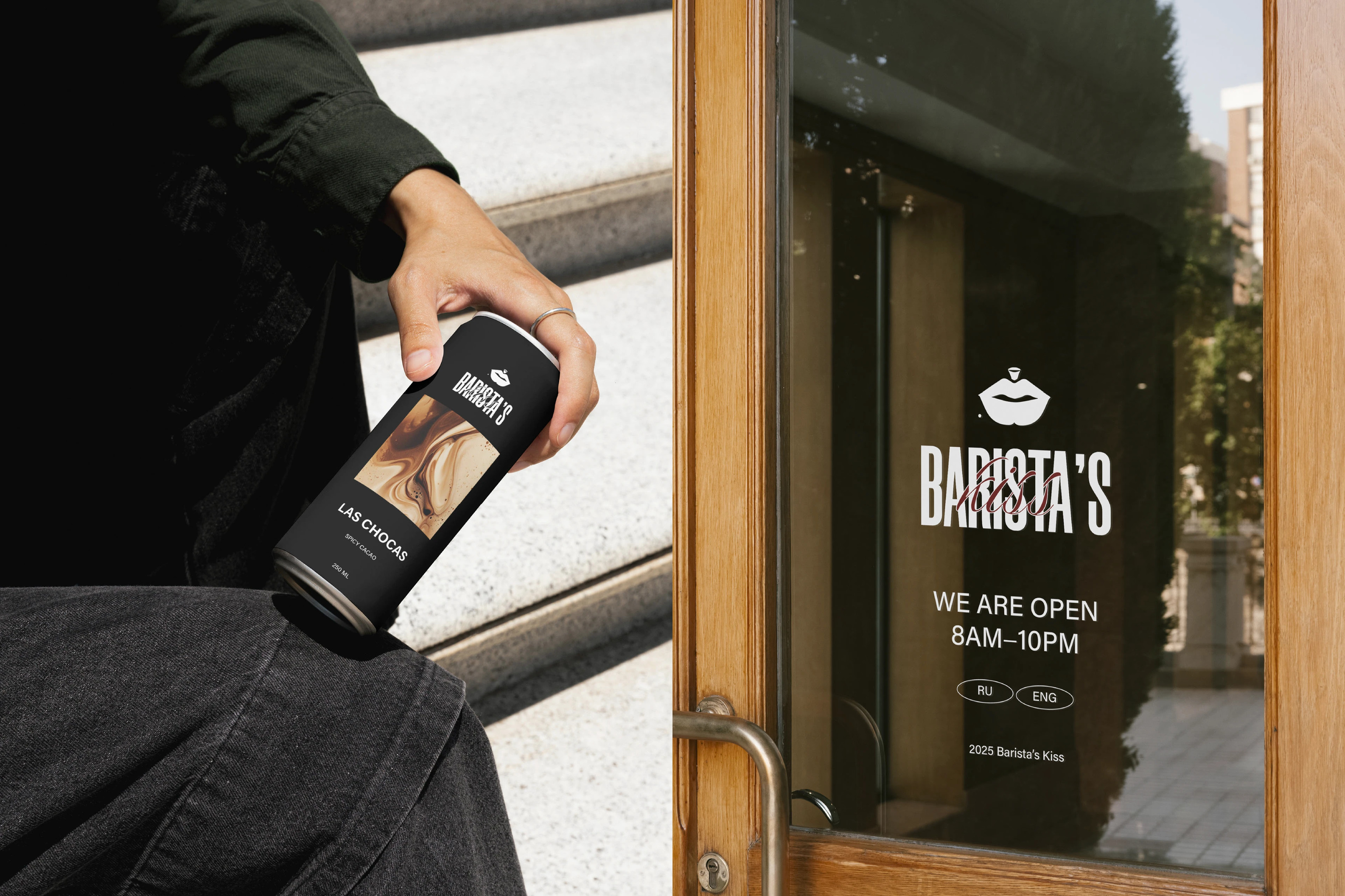 BARISTA'S KISS | COFFEE SHOP IDENTITY — Изображение №9 — Интерфейсы, Брендинг на Dprofile