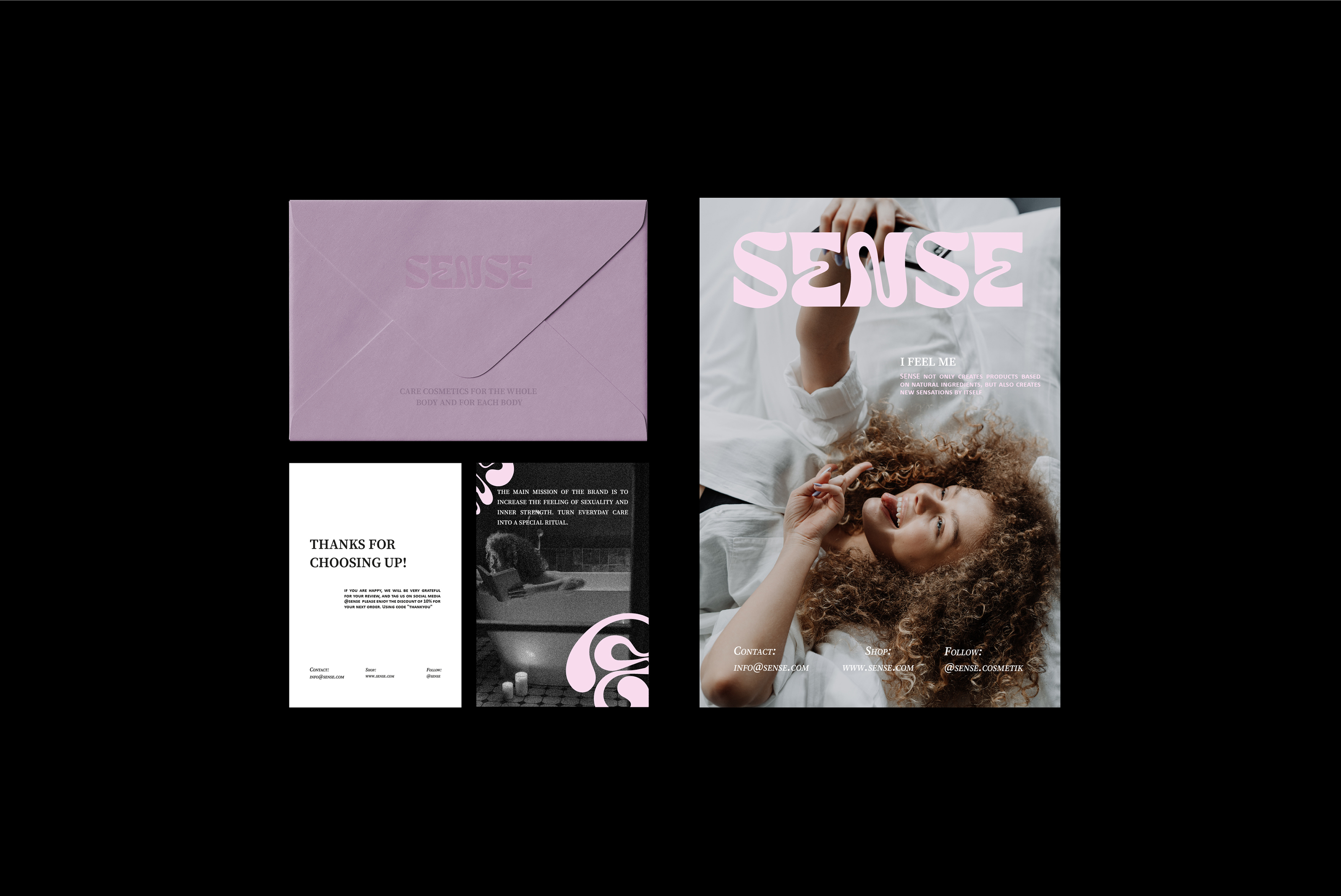 SENSE | IDENTITY FOR COSMETIC BRAND — Изображение №4 — Брендинг на Dprofile