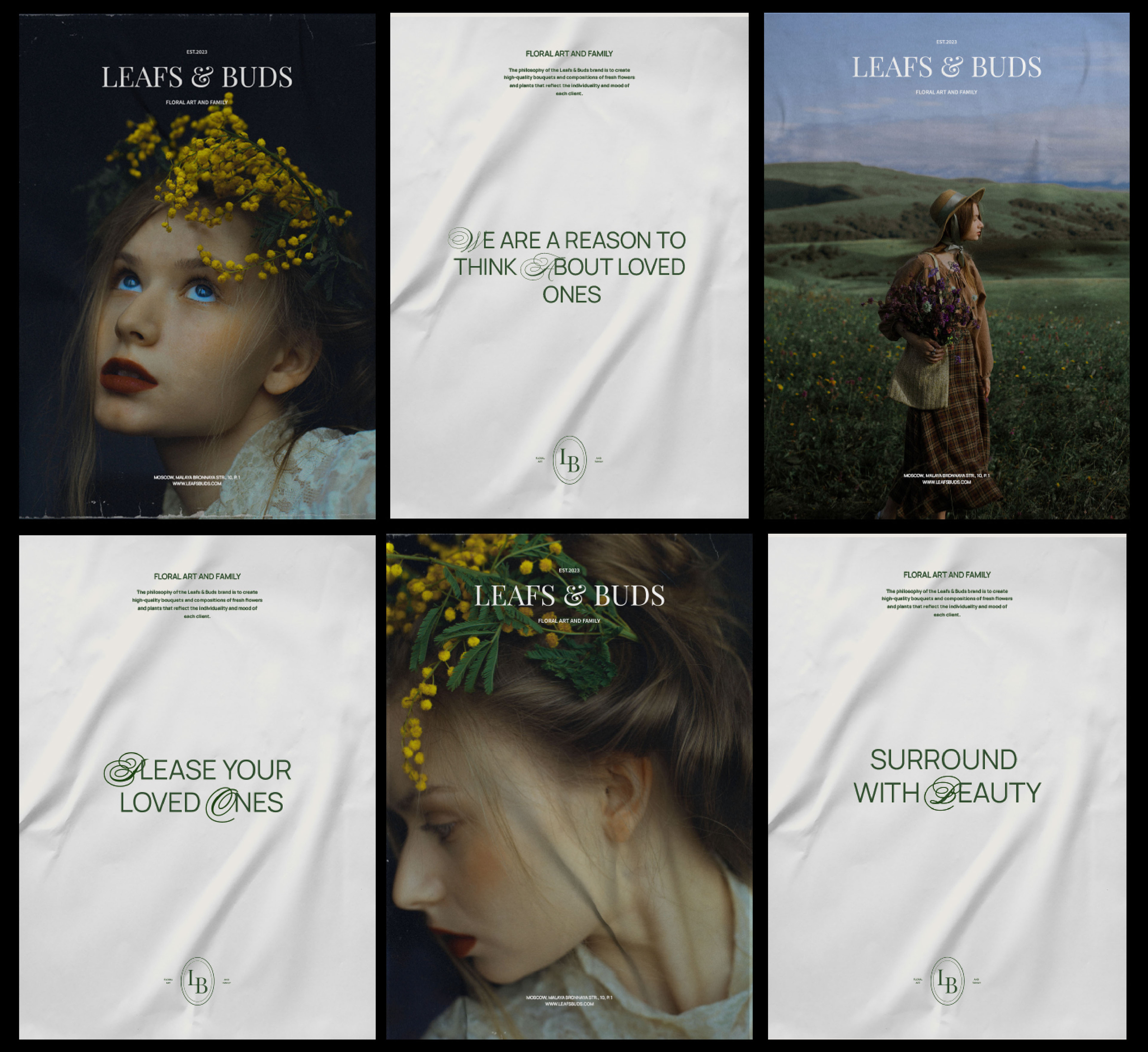FLOWER STUDIO LEAFT & BUD — Изображение №20 — Брендинг, Анимация на Dprofile