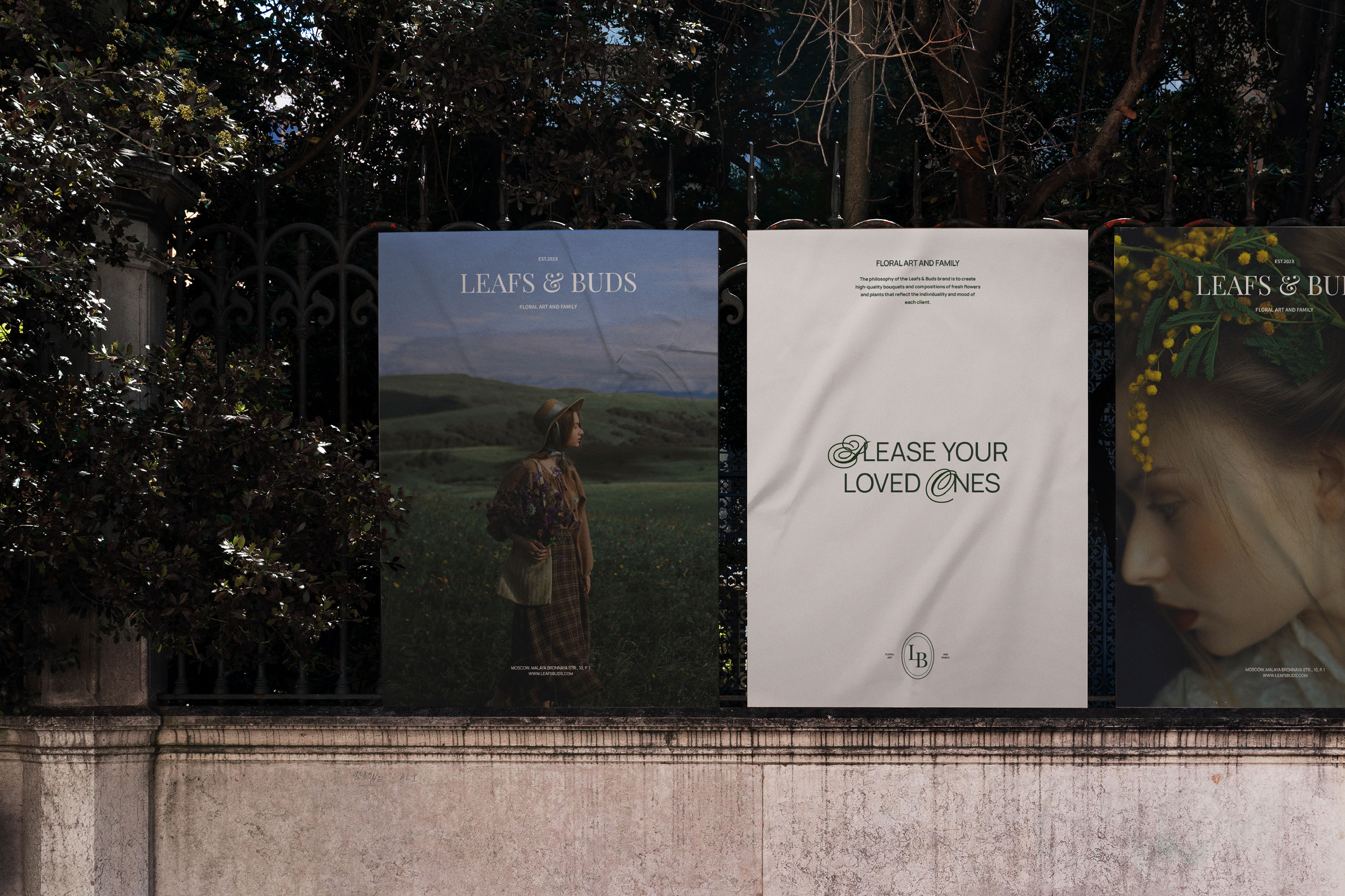 FLOWER STUDIO LEAFT & BUD — Изображение №7 — Брендинг, Анимация на Dprofile