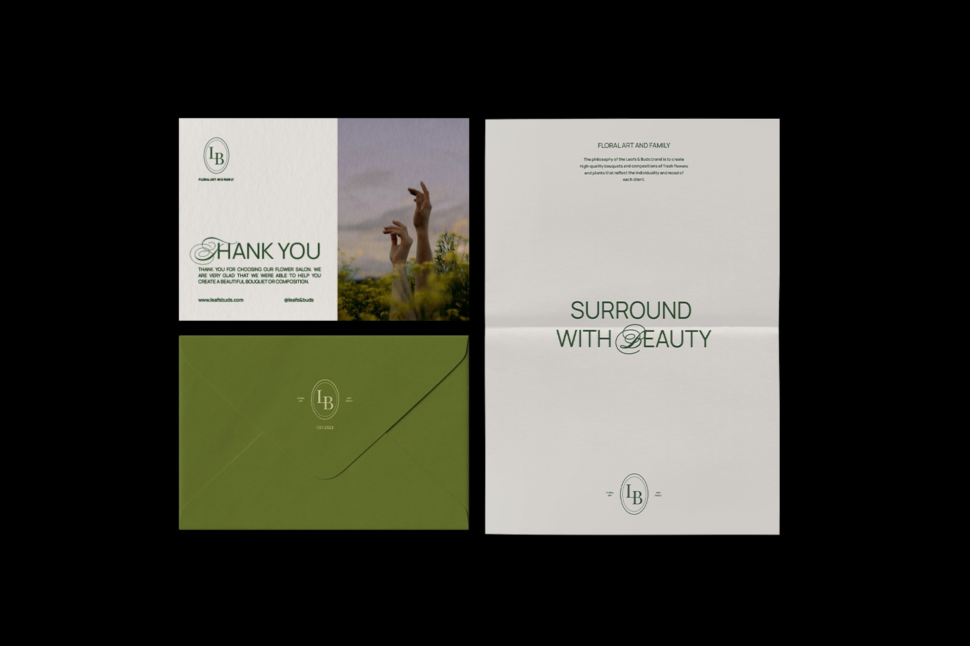 FLOWER STUDIO LEAFT & BUD — Изображение №10 — Брендинг, Анимация на Dprofile