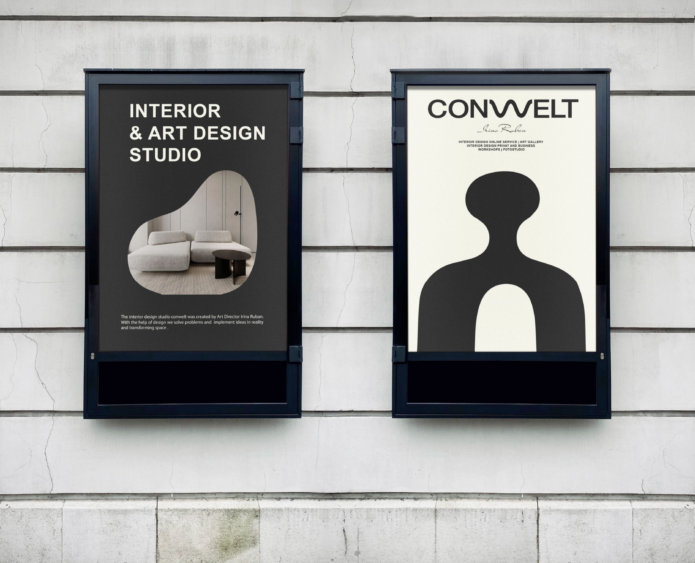 CONWELT INTERIOR DESIGN | VISUAL IDENTITY на Dprofile
