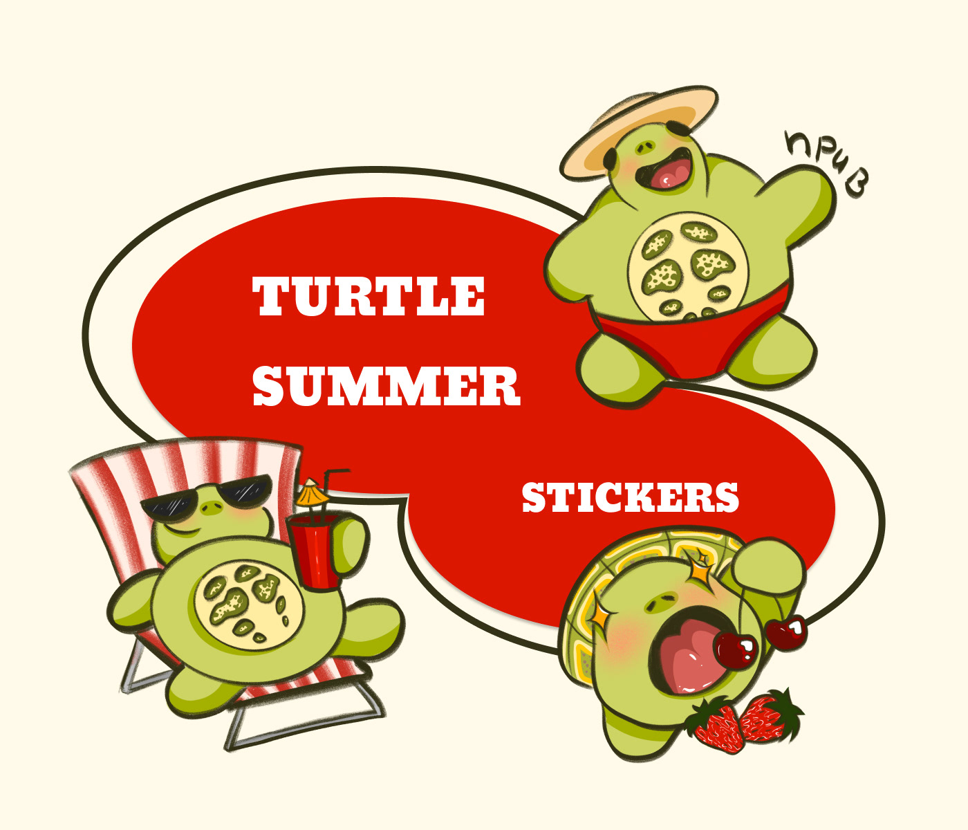 TELEGRAM STICKERS — Изображение №1 — Иллюстрация на Dprofile