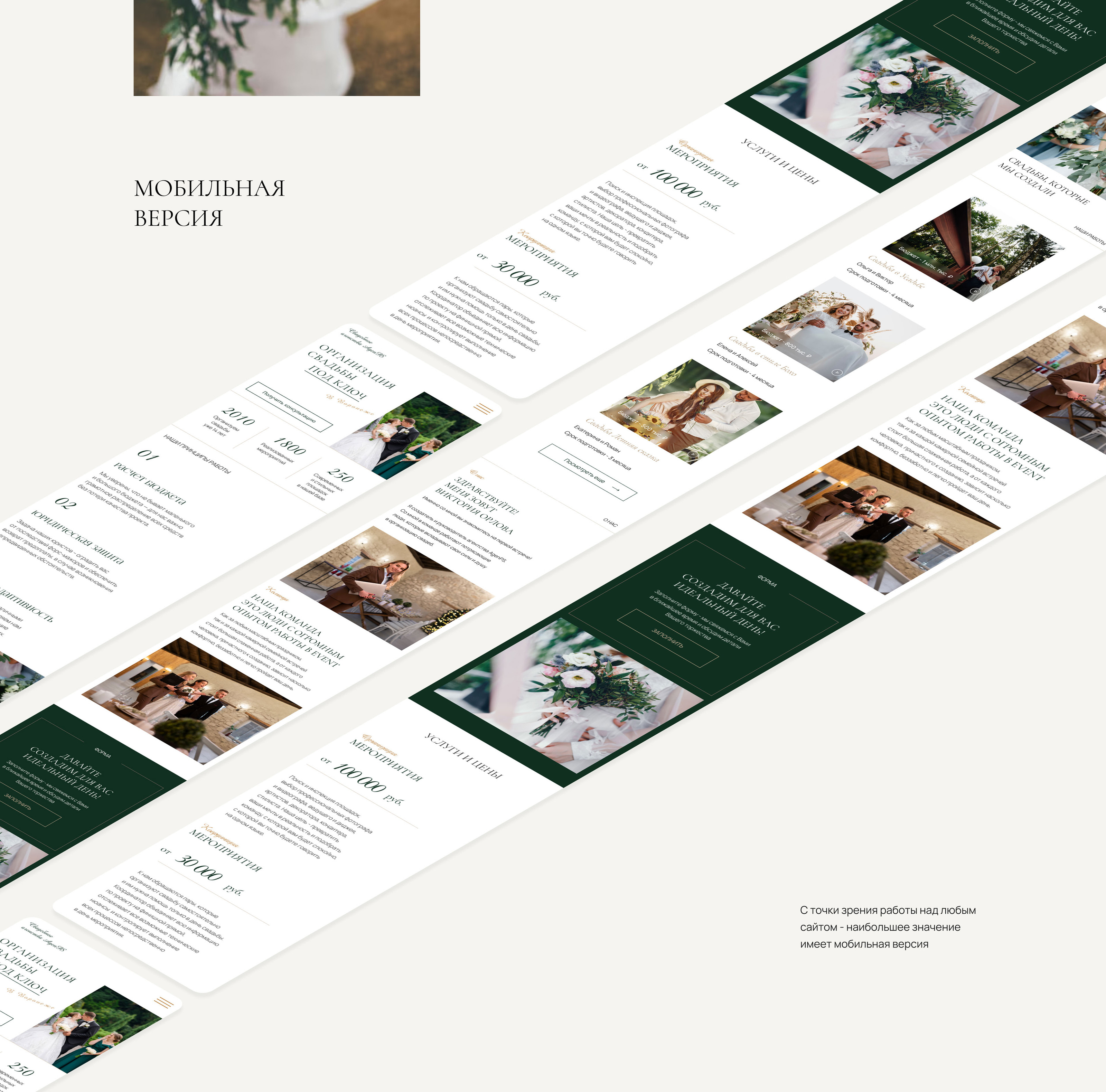 Сайт для свадебного агентства/Wedding Agency — Изображение №6 — Интерфейсы на Dprofile