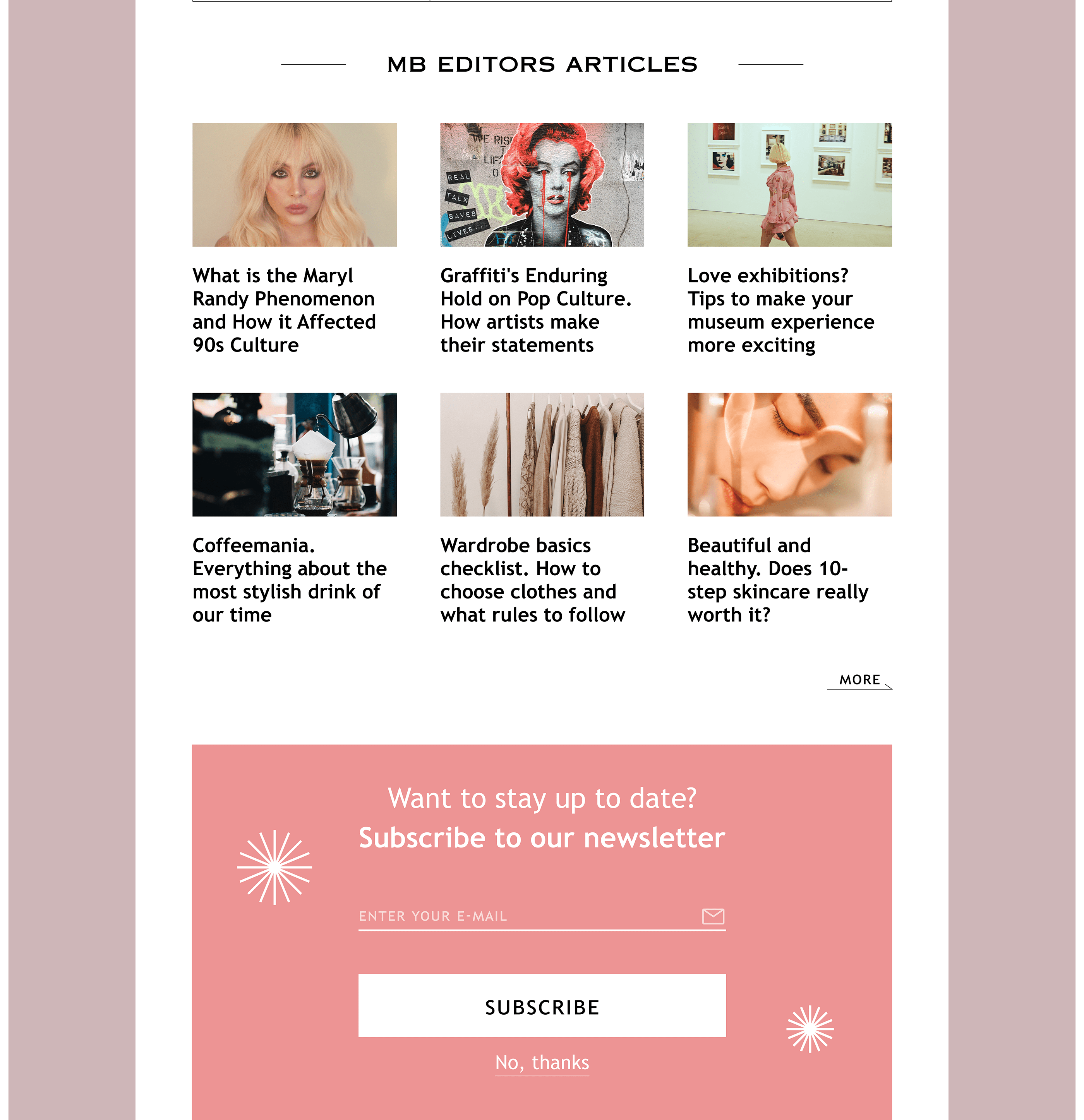 MB — Fashion Inspiration Source — Изображение №6 — Интерфейсы на Dprofile