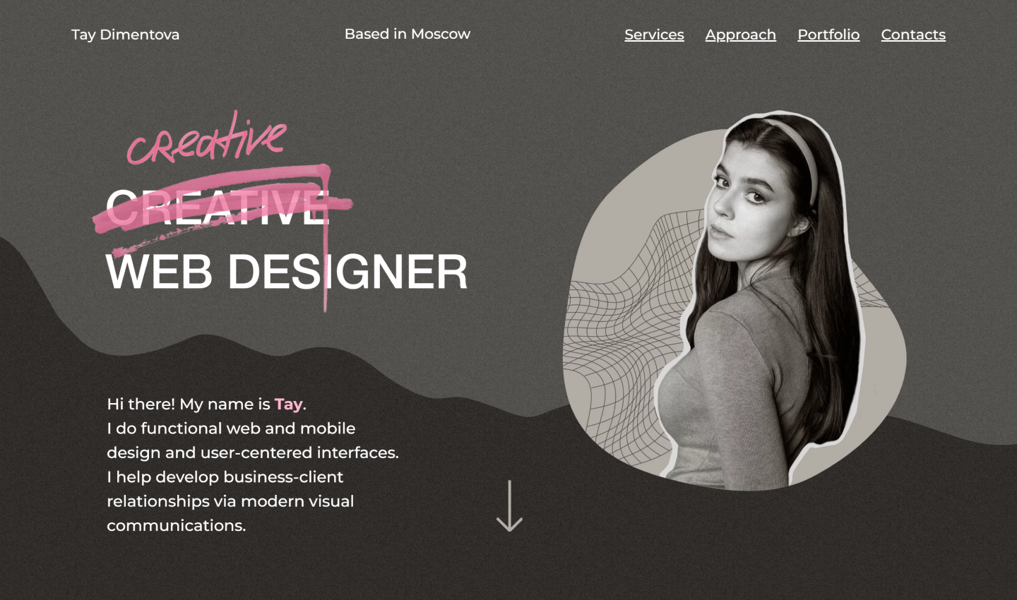 Web designer portfolio (Made on Tilda) — Изображение №1 — Интерфейсы на Dprofile