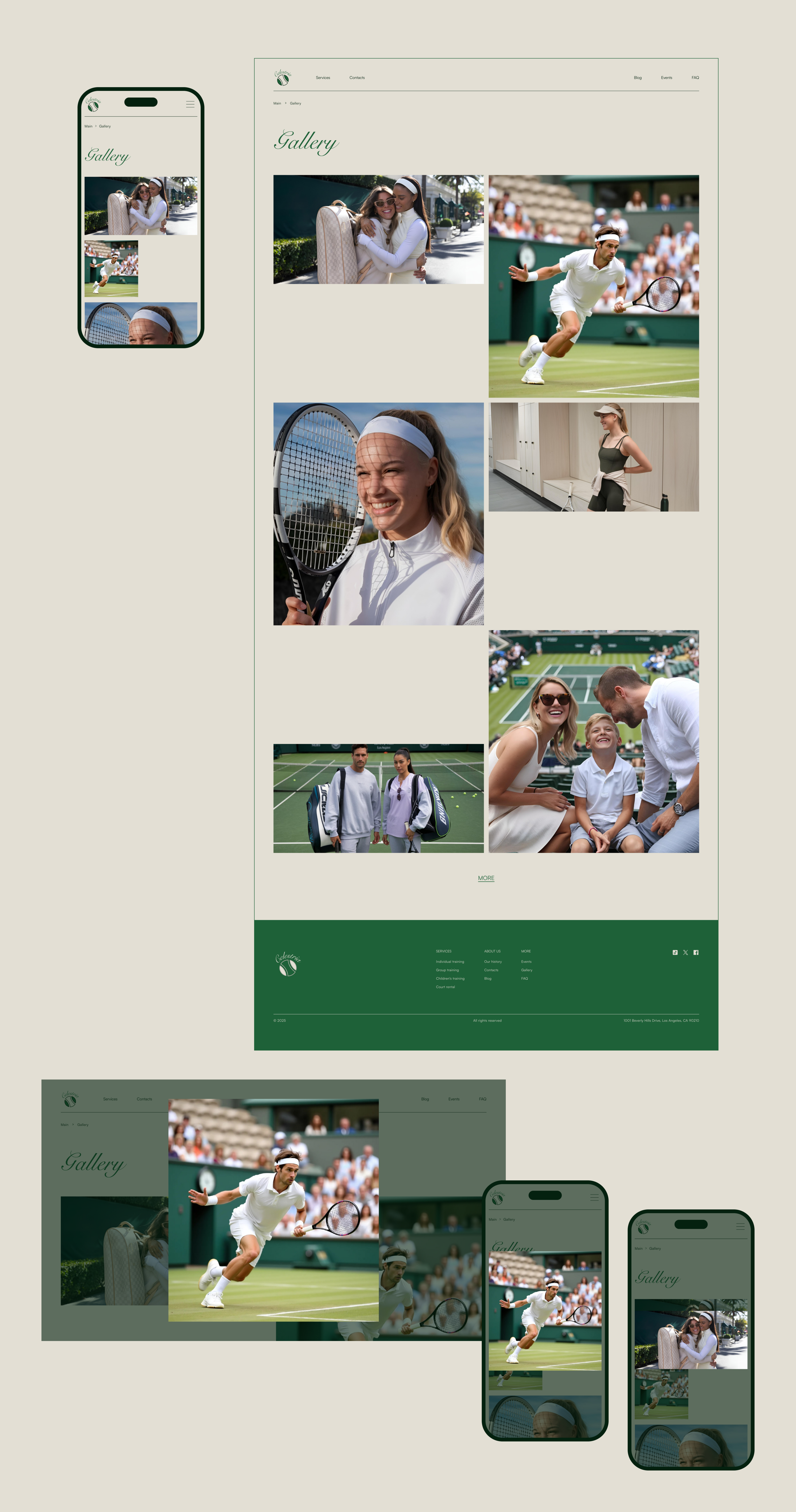 Tennis club CELESTRIA — Изображение №18 — Интерфейсы на Dprofile