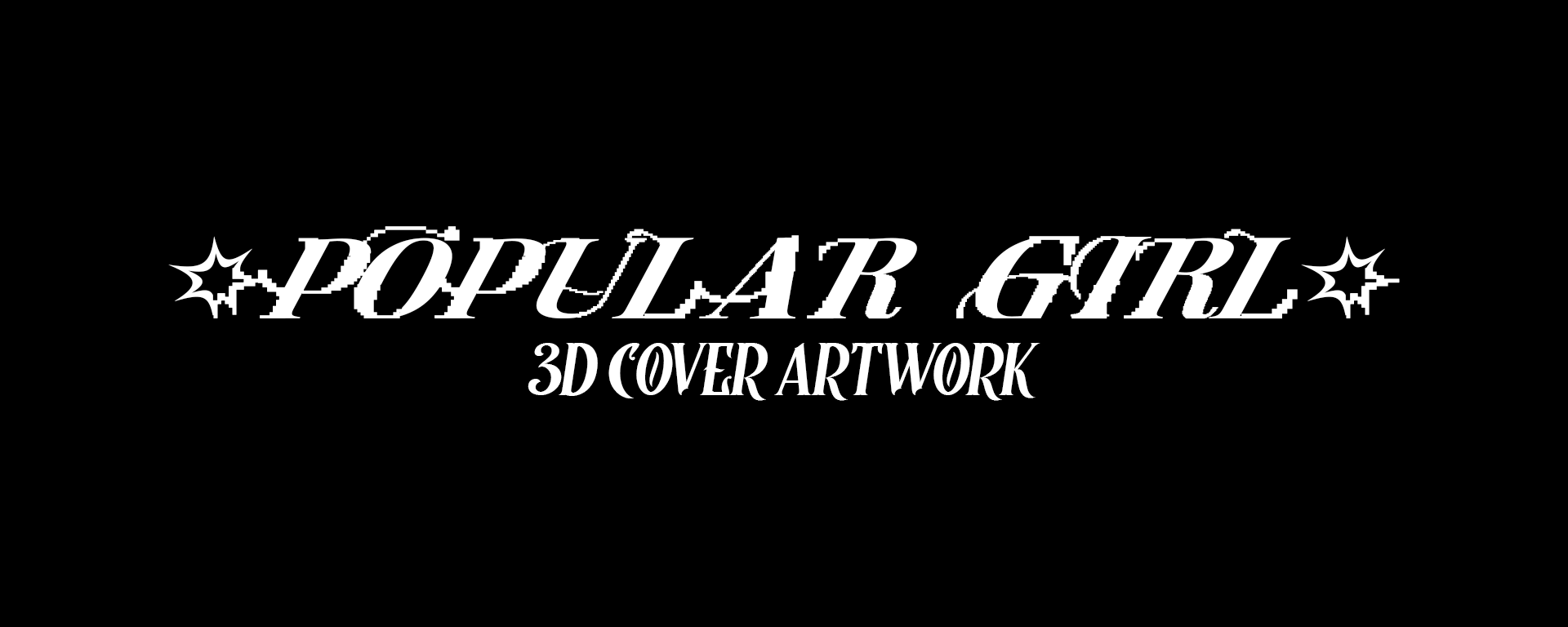 "POPULAR GIRL" - 3D Cover Artwork — Изображение №1 — Иллюстрация, 3D на Dprofile