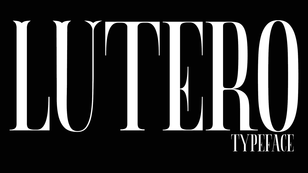 Lutero Typeface — Изображение №1 — Графика на Dprofile
