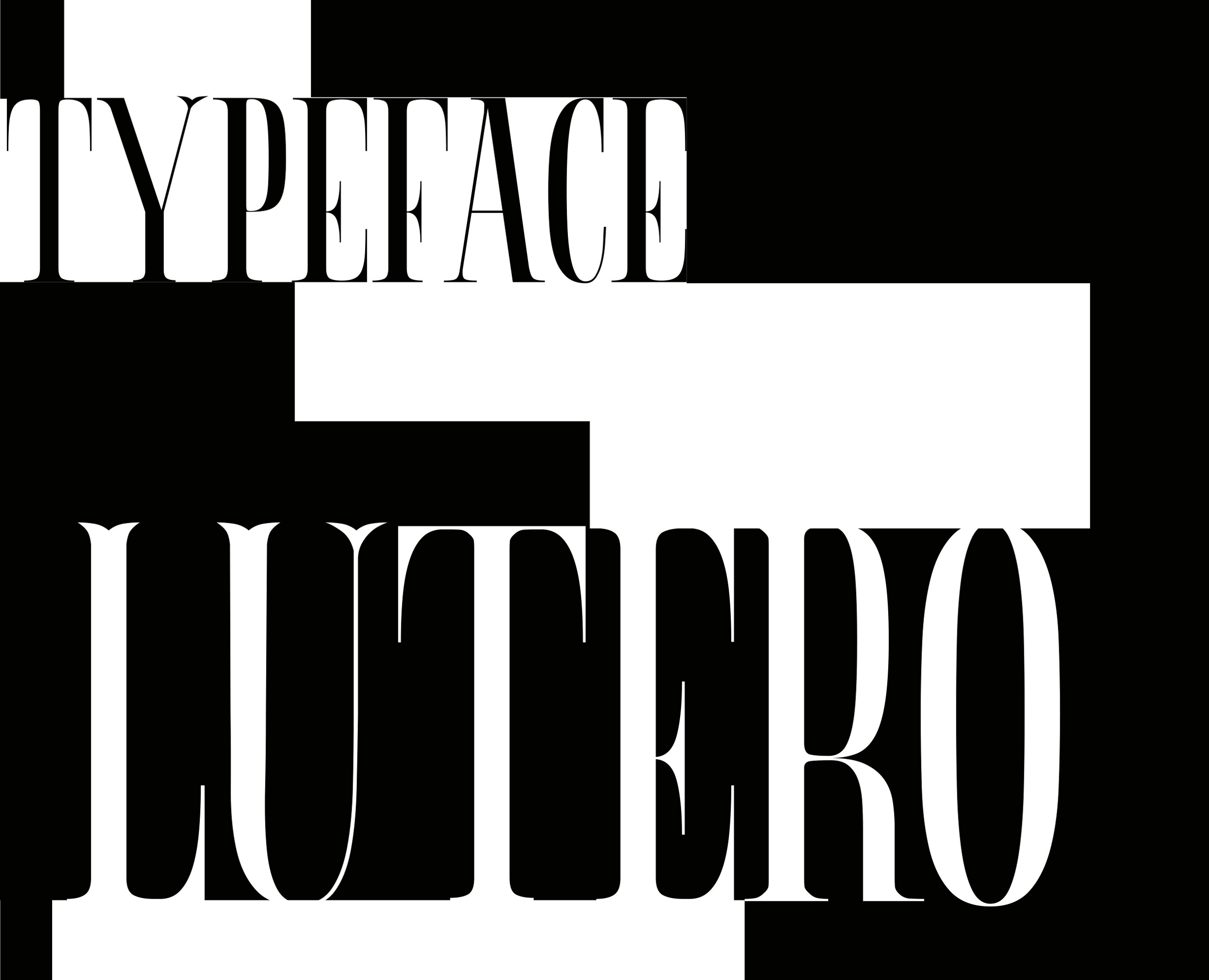 Lutero Typeface — Графика на Dprofile