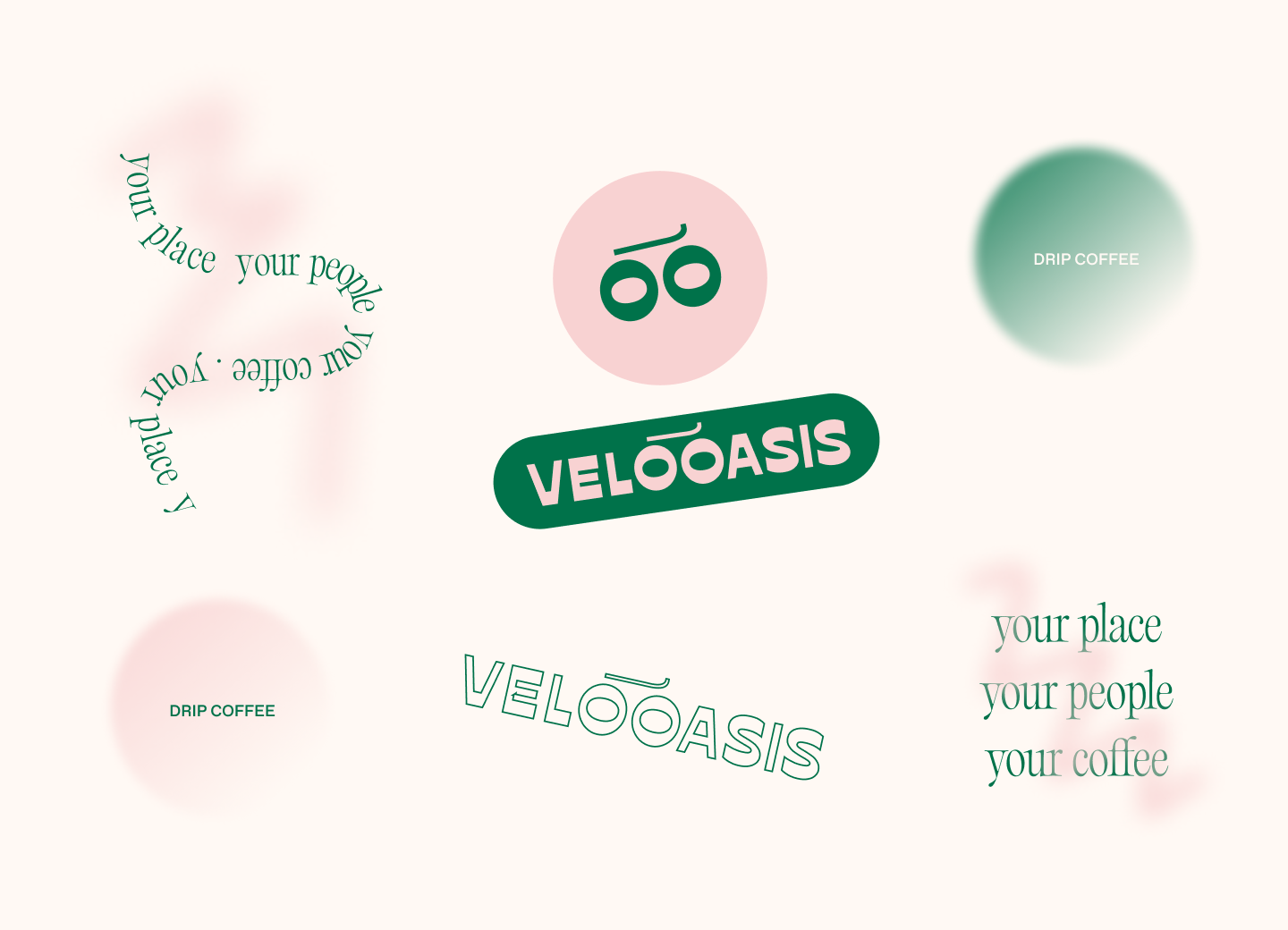 VELOOASIS CAFE — Изображение №7 — Брендинг, Графика на Dprofile