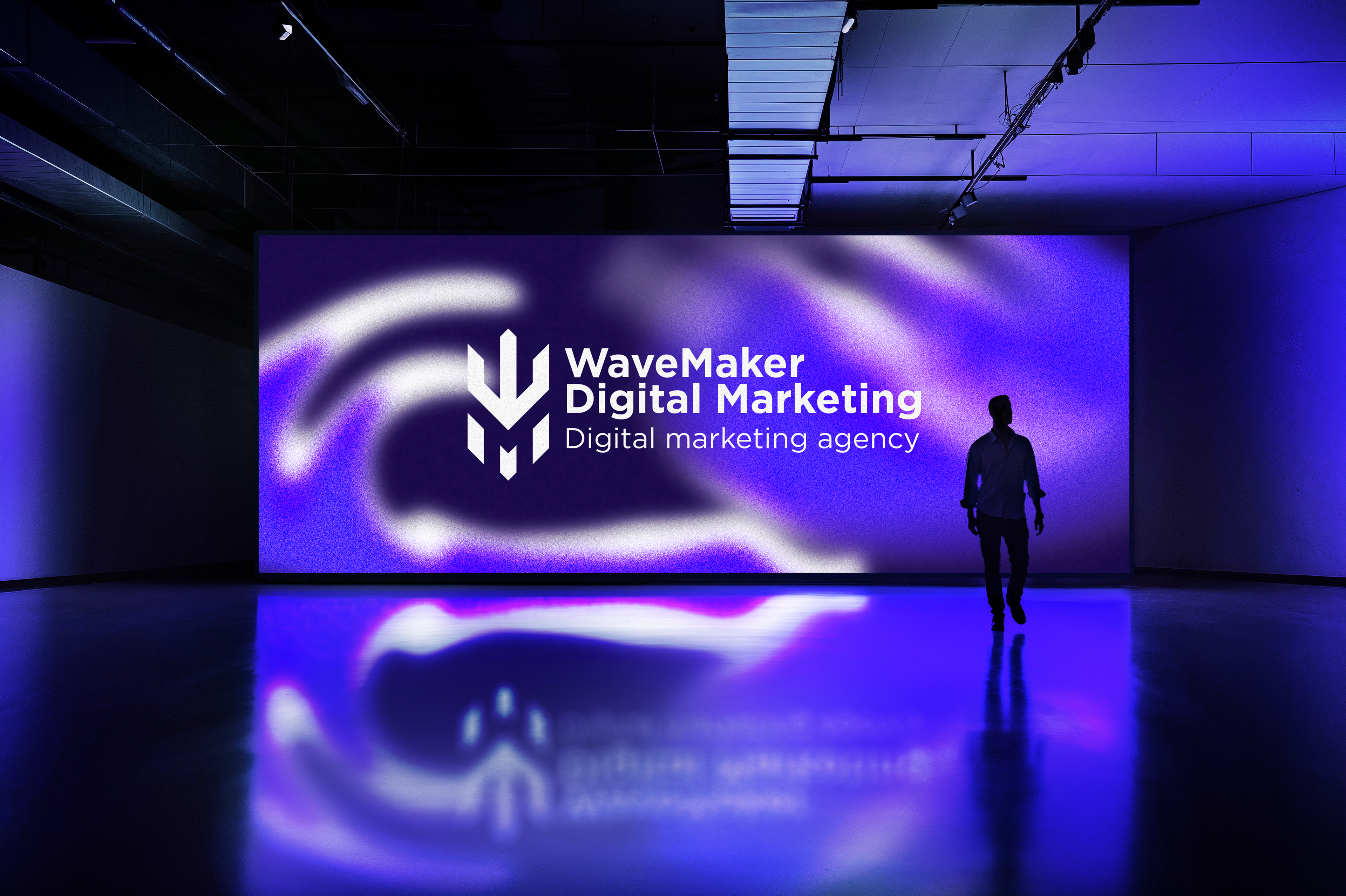 WaveMaker Digital Marketing | Visual Identity — Изображение №3 — Брендинг на Dprofile