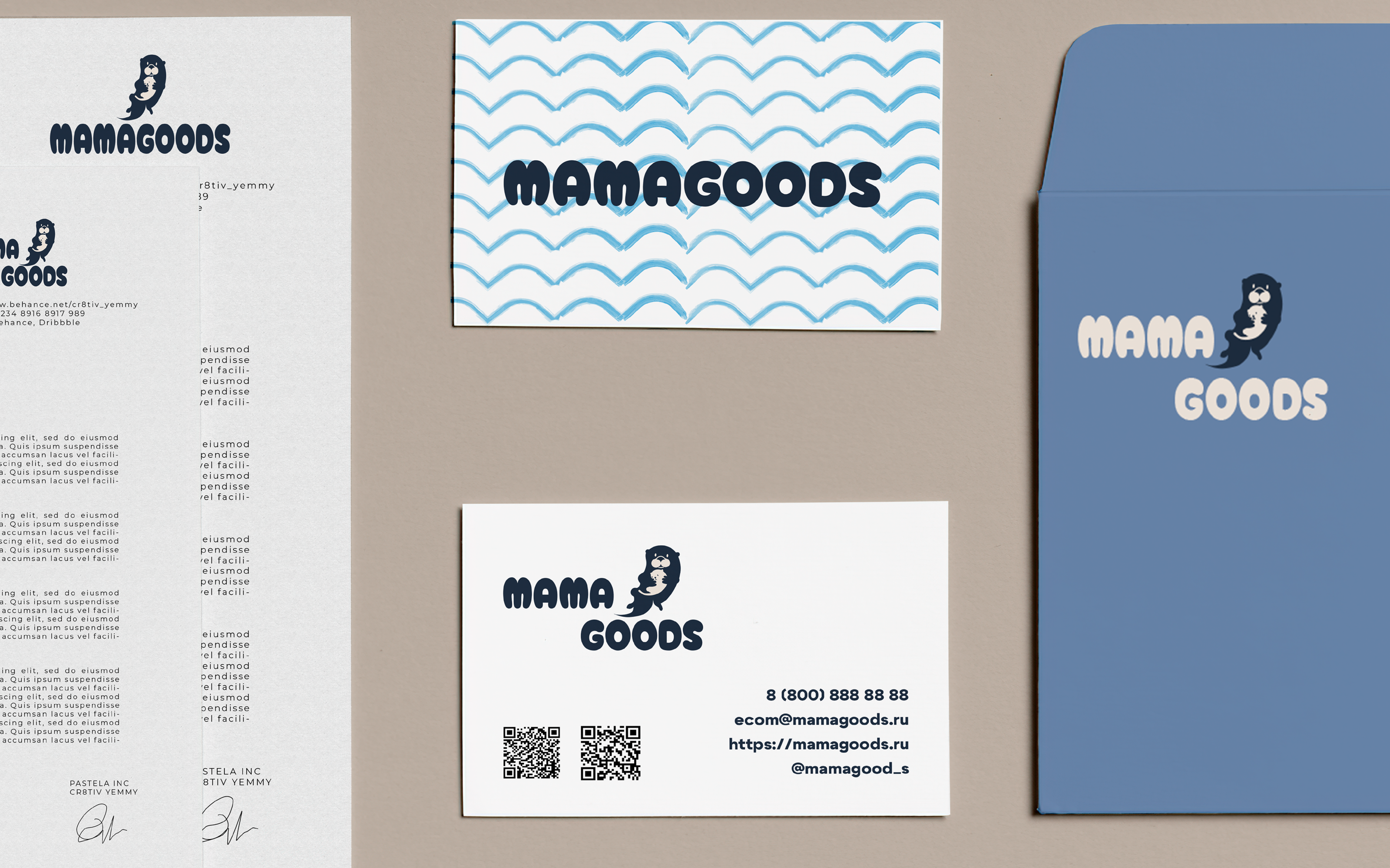 Mamagoods - identity — Изображение №9 — Брендинг на Dprofile