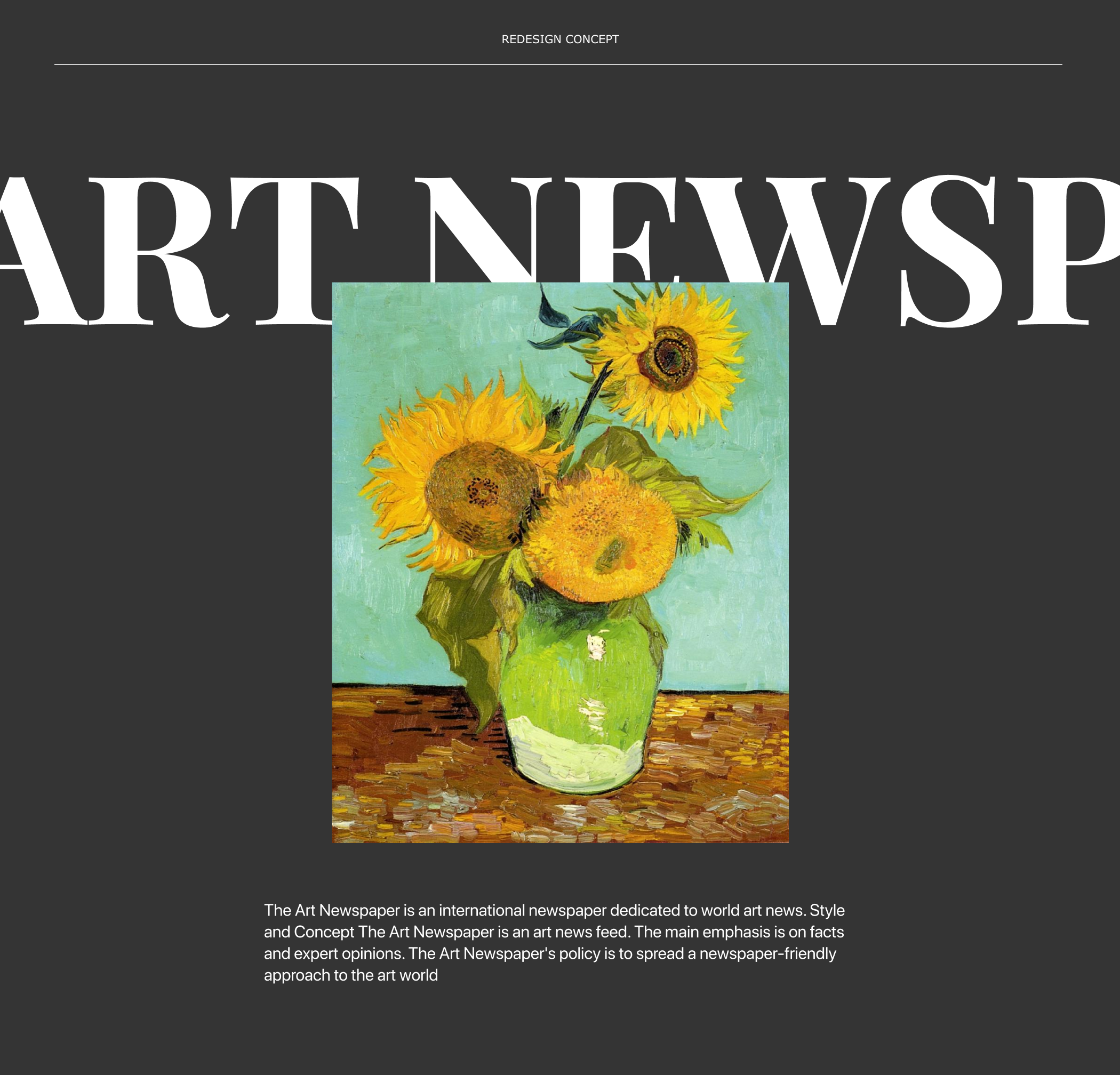 The Art Newspaper - Redesign news site — Изображение №1 — Интерфейсы на Dprofile