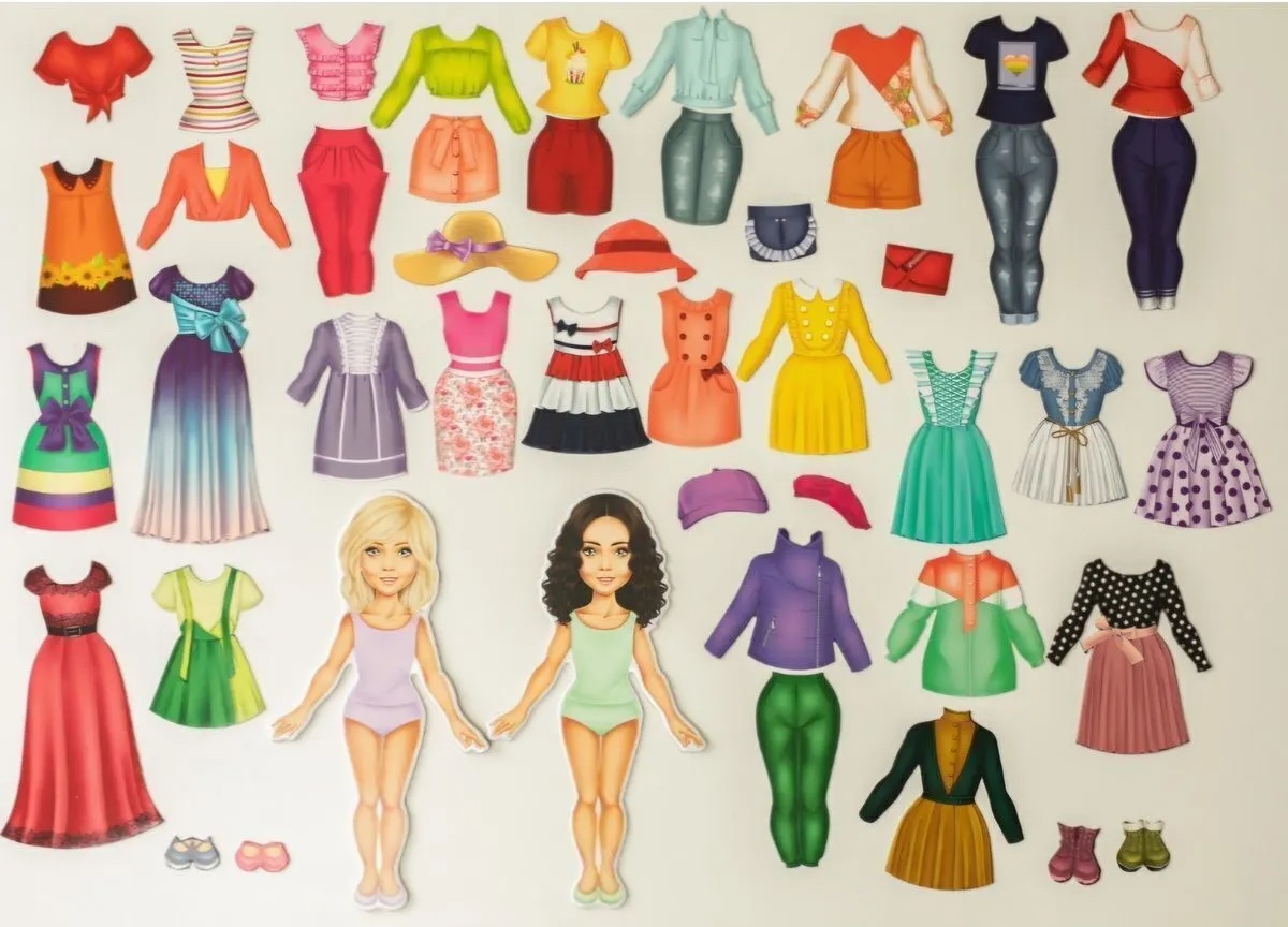 Clothes for paper doll — Изображение №3 — Иллюстрация, Графика на Dprofile