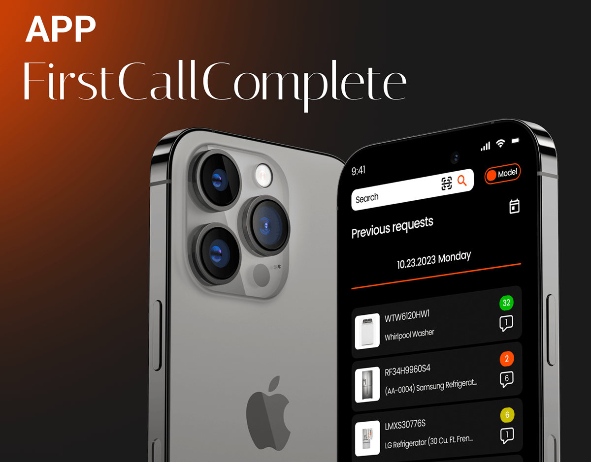 Приложение для компании FirstCallComplete — Изображение №1 — Интерфейсы на Dprofile