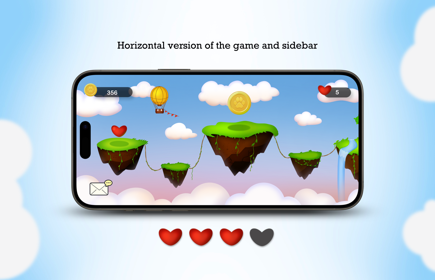 Floating Islands | Casual game art — Изображение №3 — Иллюстрация на Dprofile