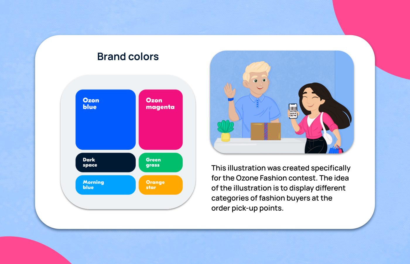 Иллюстрация для конкурса Ozon Fashion — Изображение №2 — Иллюстрация на Dprofile