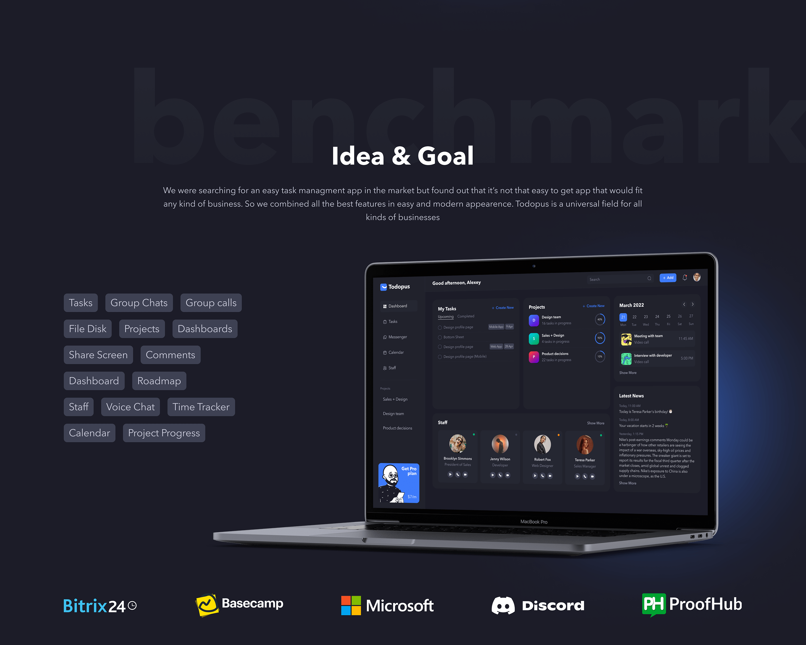 Todopus — Not Just a Project Management App — Изображение №2 — Интерфейсы, Брендинг на Dprofile