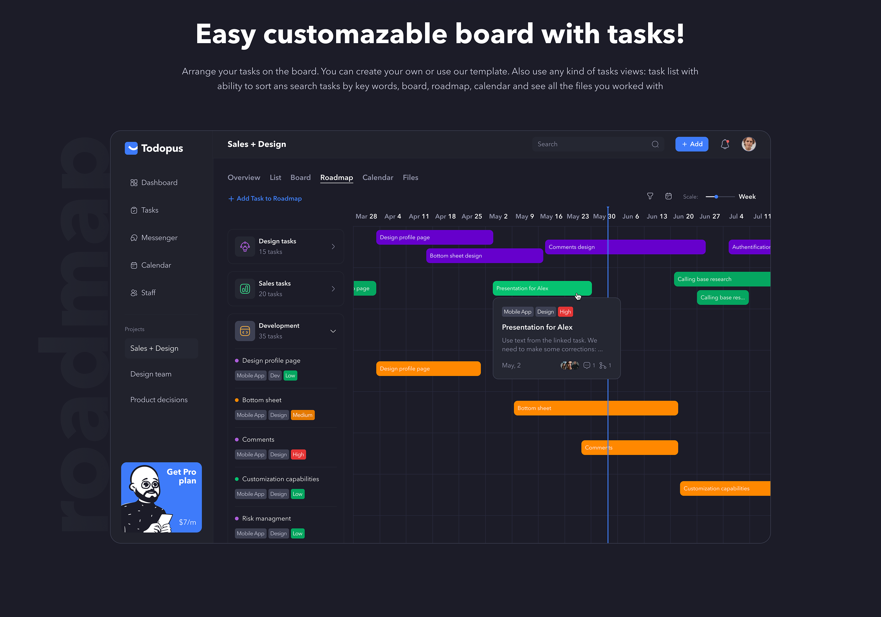 Todopus — Not Just a Project Management App — Изображение №8 — Интерфейсы, Брендинг на Dprofile