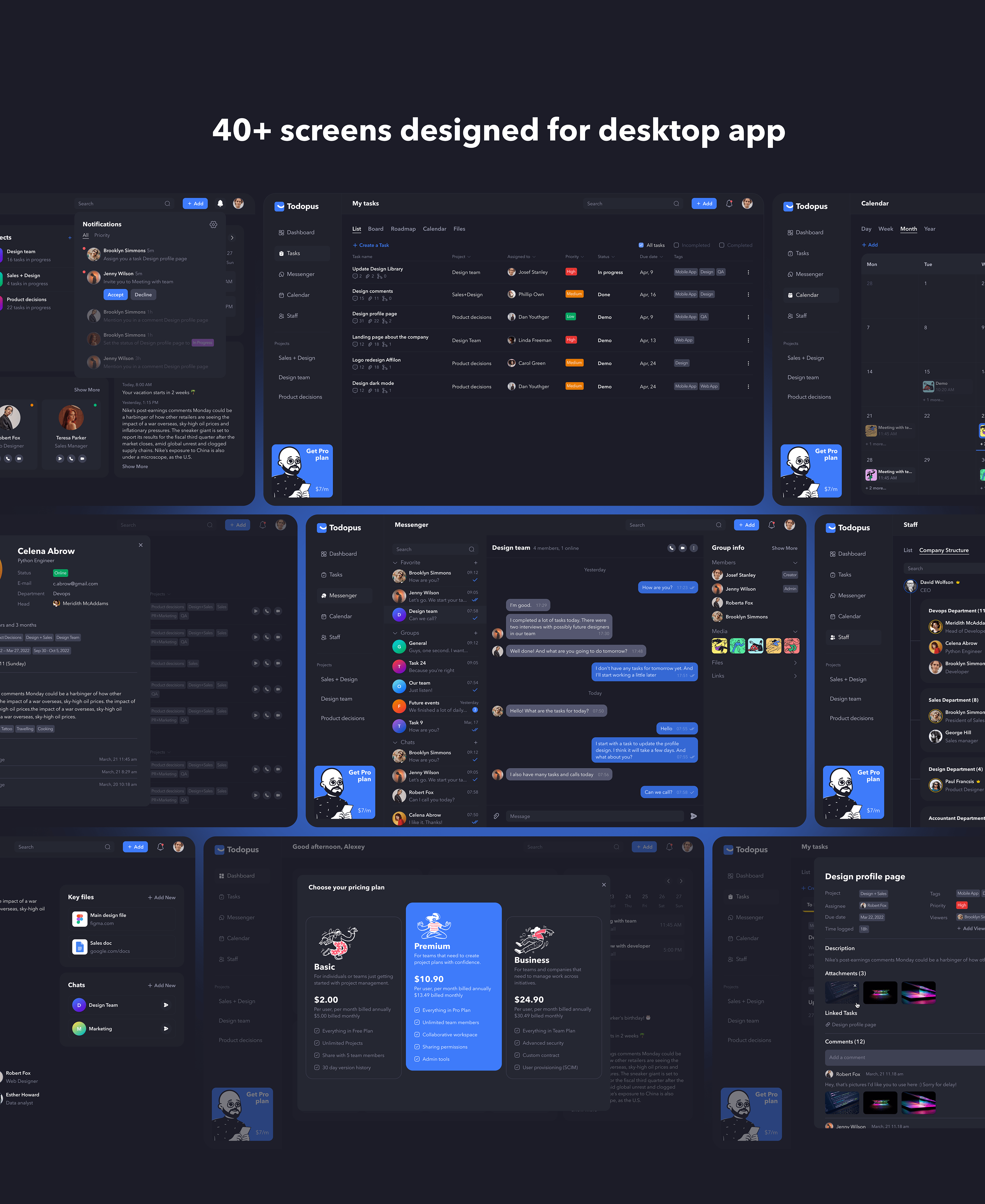 Todopus — Not Just a Project Management App — Изображение №10 — Интерфейсы, Брендинг на Dprofile