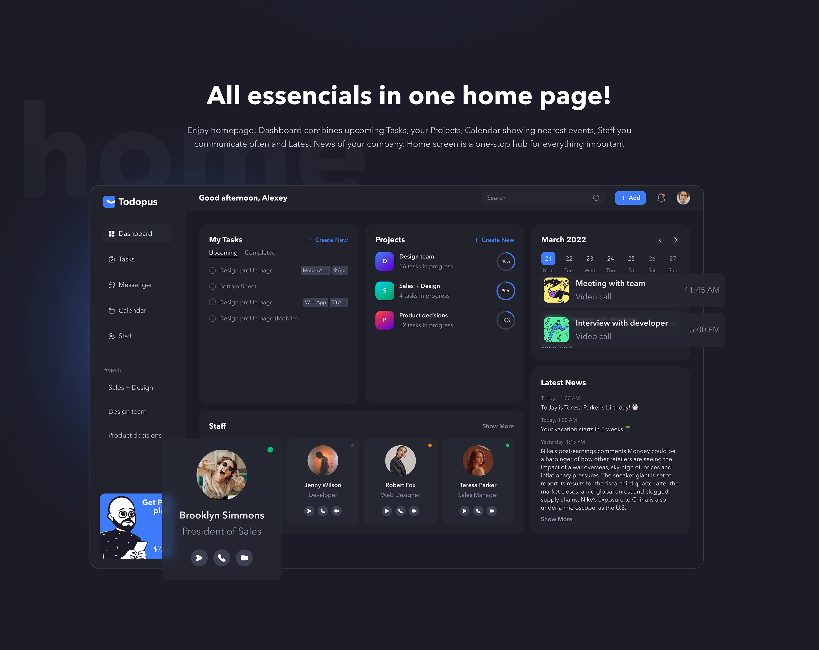 Todopus — Not Just a Project Management App — Изображение №5 — Интерфейсы, Брендинг на Dprofile