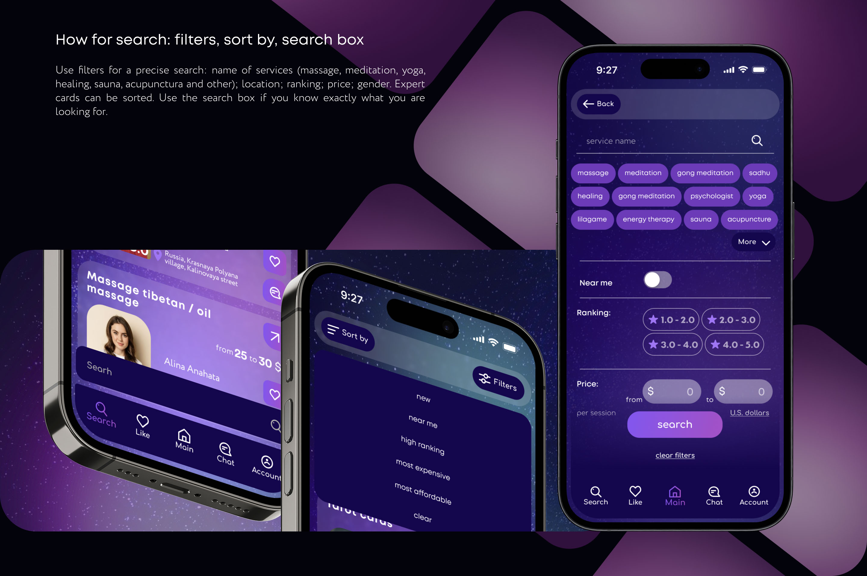 MEET Search Service App UX/UI — Изображение №12 — Интерфейсы на Dprofile