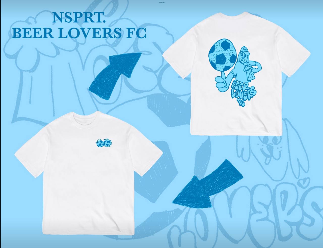 Beer lovers FC official merch — Изображение №1 — Брендинг, Иллюстрация на Dprofile