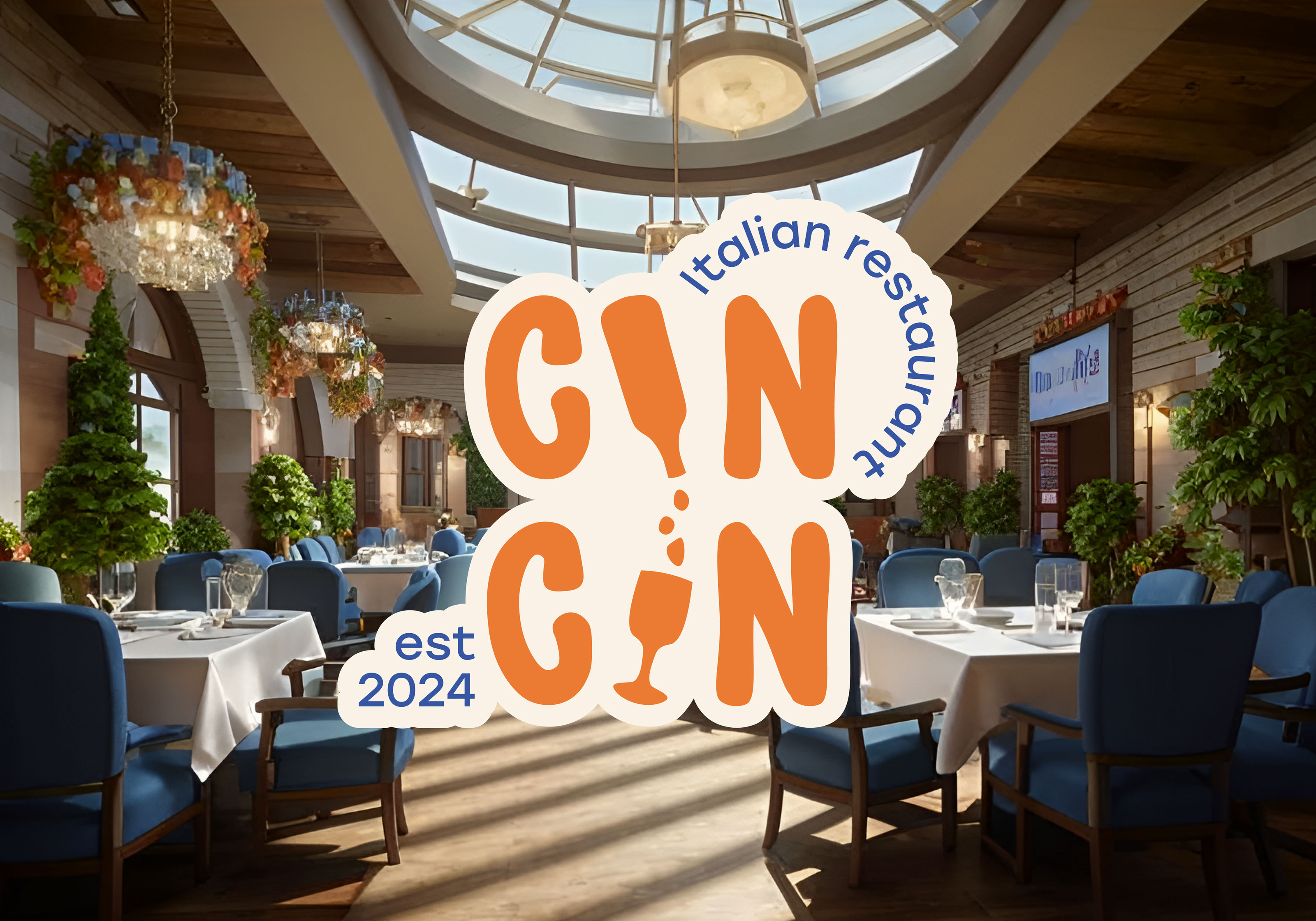 CIN CIN | RESTAURANT BRAND IDENTITY — Изображение №1 — Брендинг на Dprofile